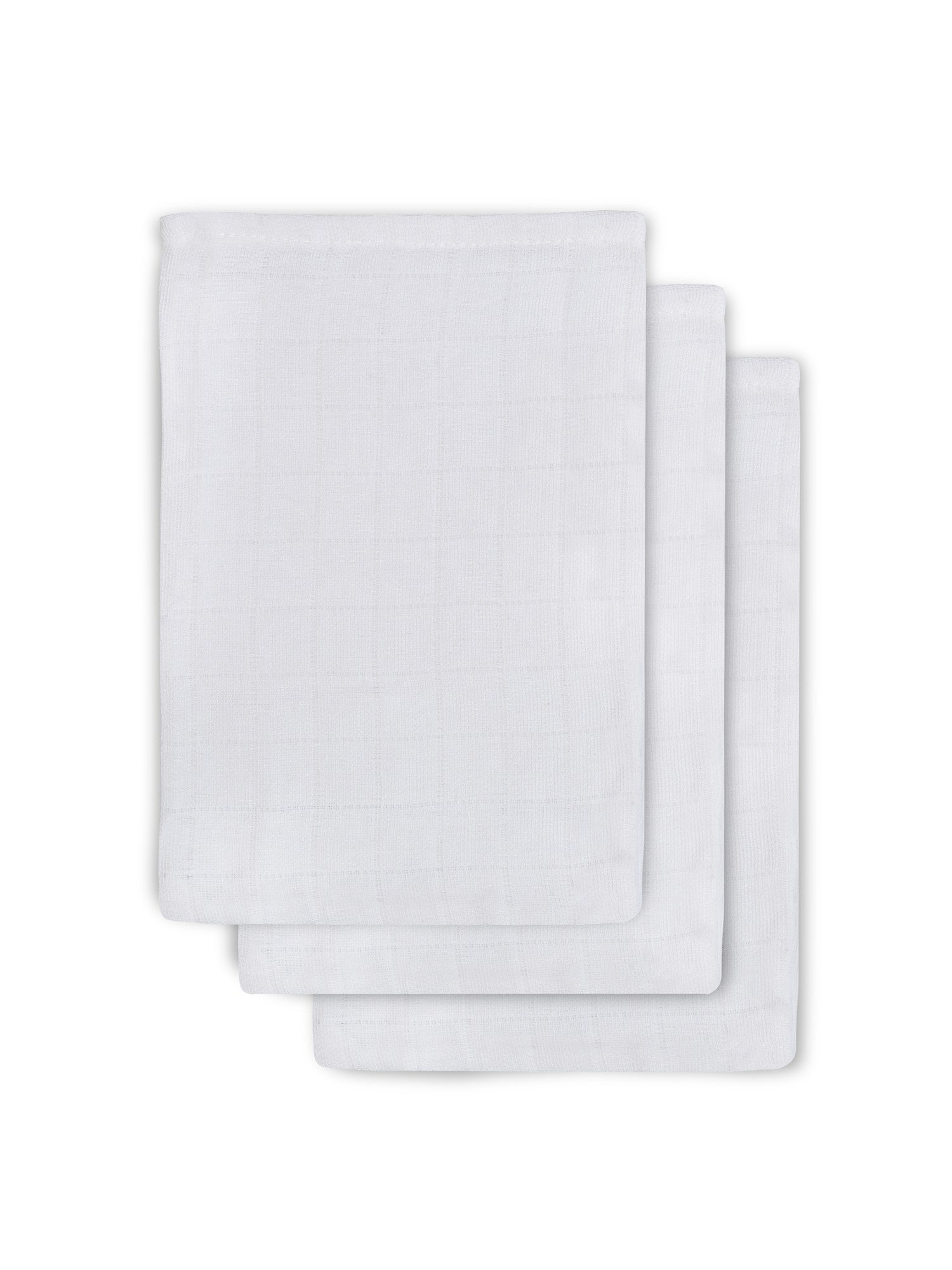 Gant de toilette gaze Coton White - 3 Unités