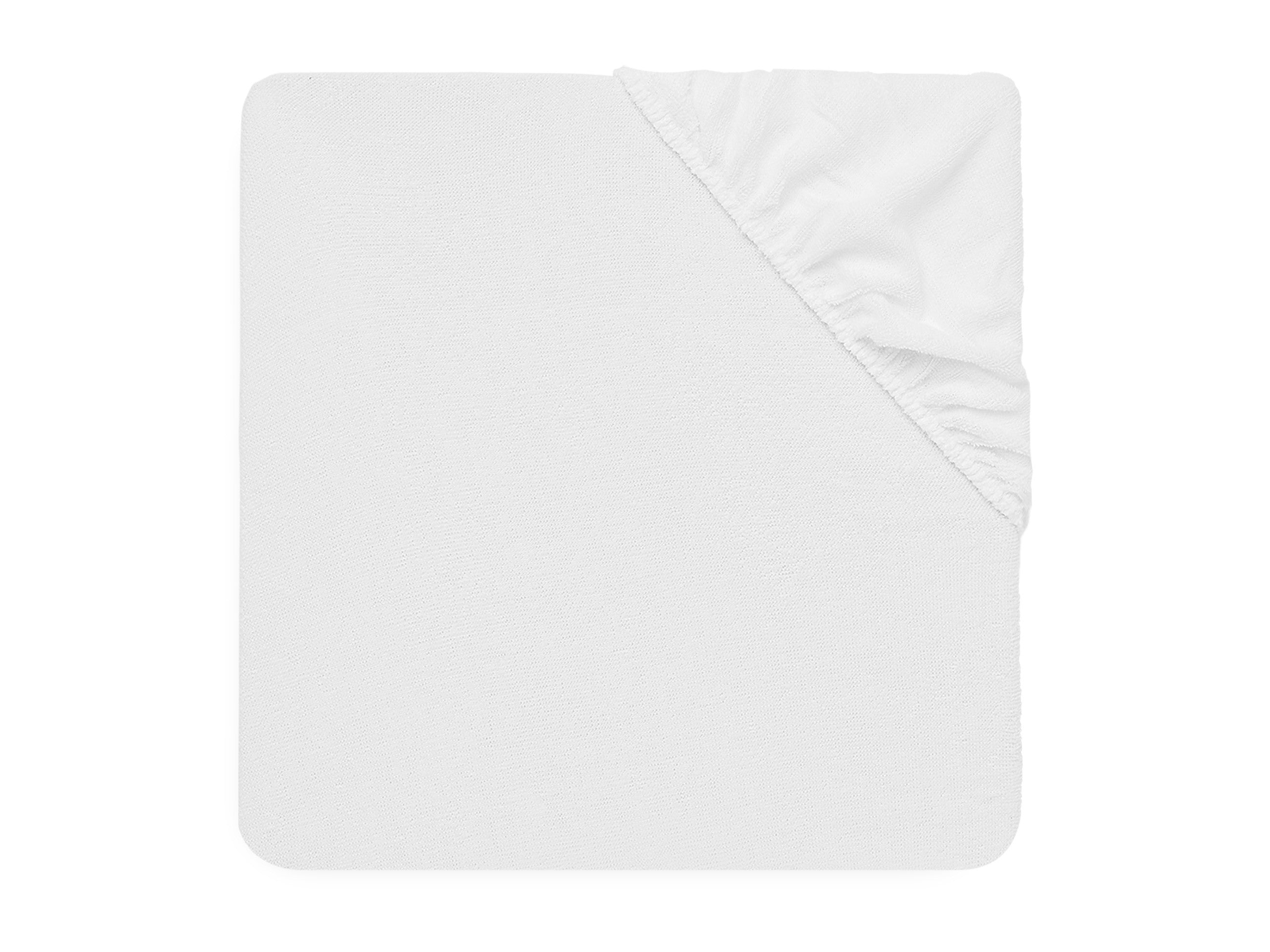 Drap-housse Éponge Imperméable 60x120cm - Blanc