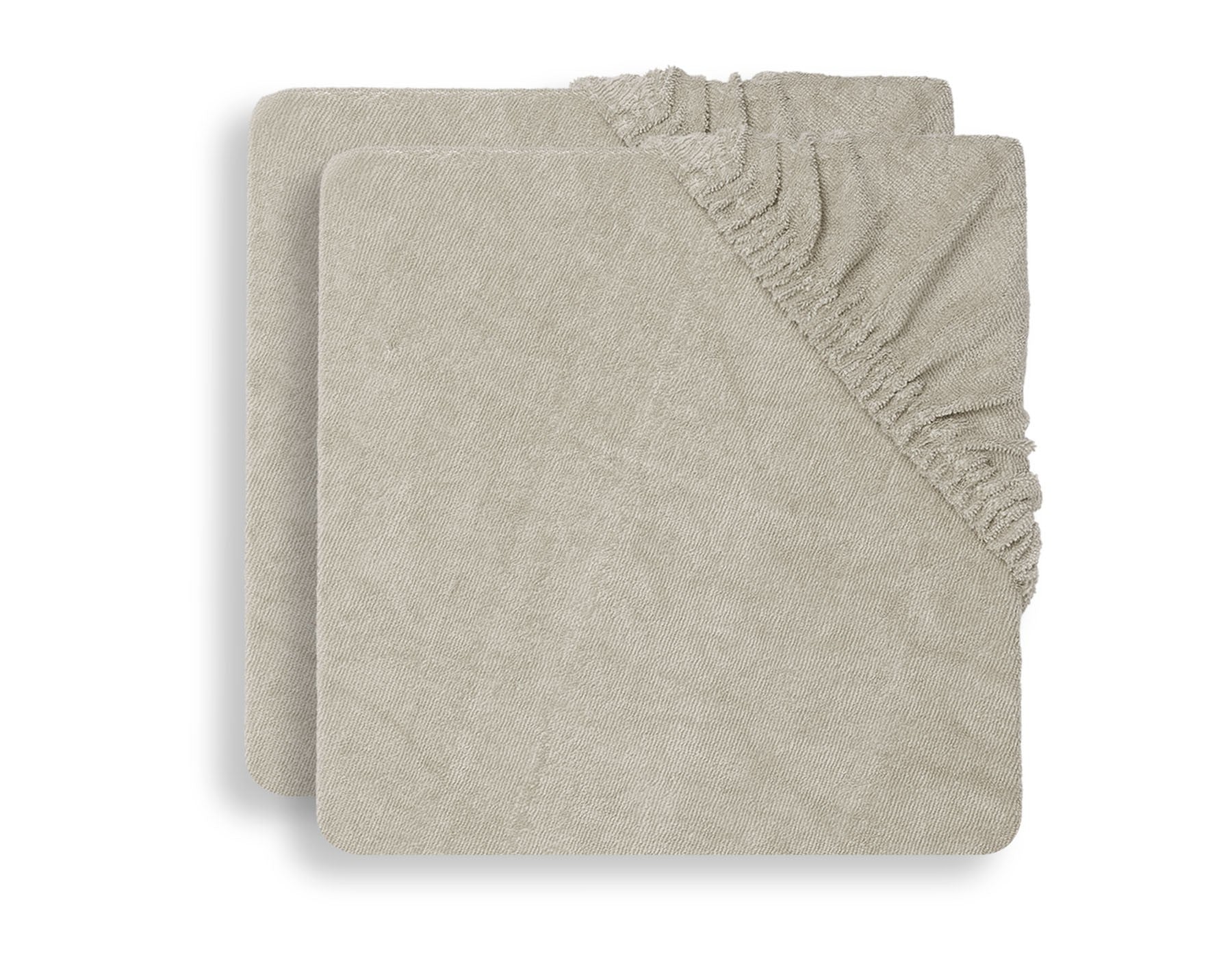 Housse matelas à Langer Éponge 50x70cm - Nougat - 2 Unités