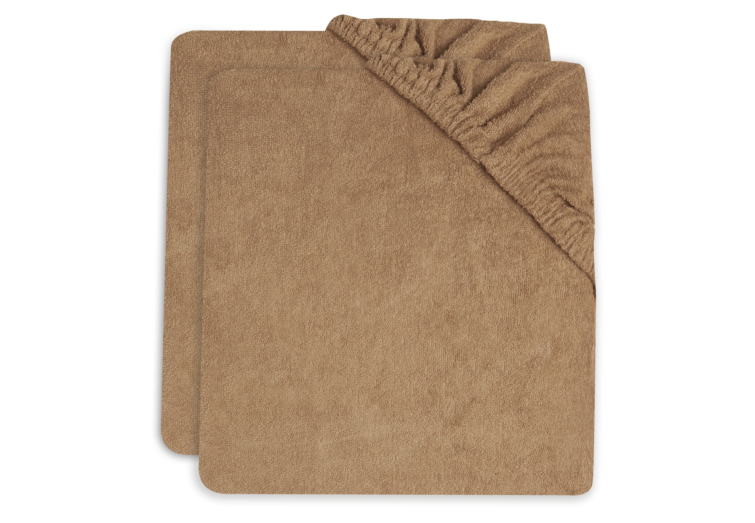 Housse matelas à Langer Éponge 50x70cm - Biscuit - 2 Unités