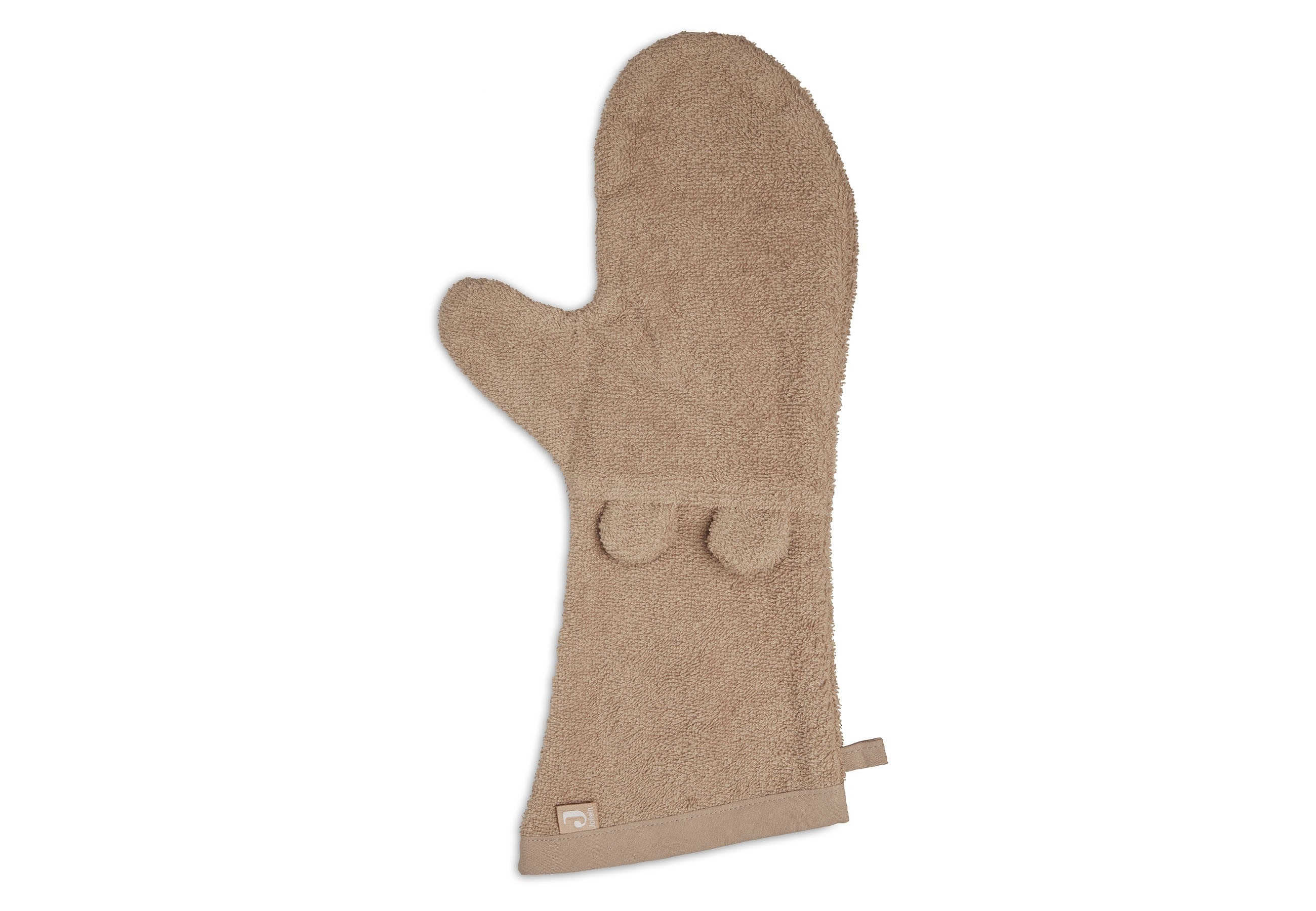 Gant de toilette Éponge Ears - Biscuit