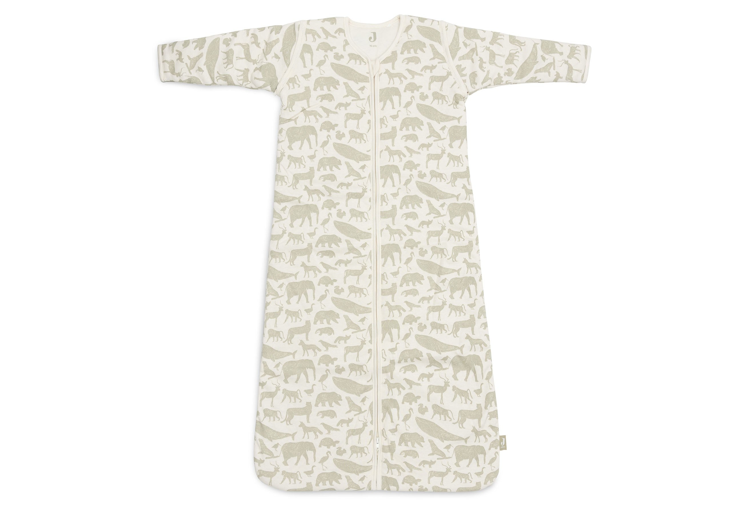 Gigoteuse avec Manches Amovible 70cm Animals - Olive Green