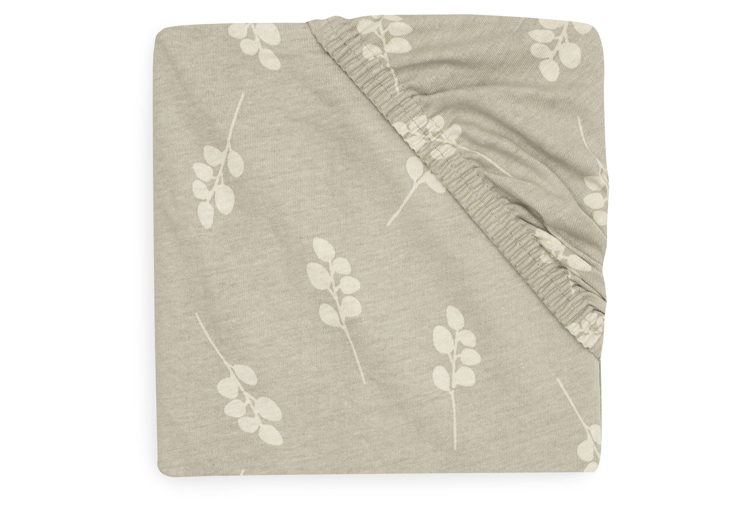 Drap-housse Jersey 60x120cm Twig - Olive Green