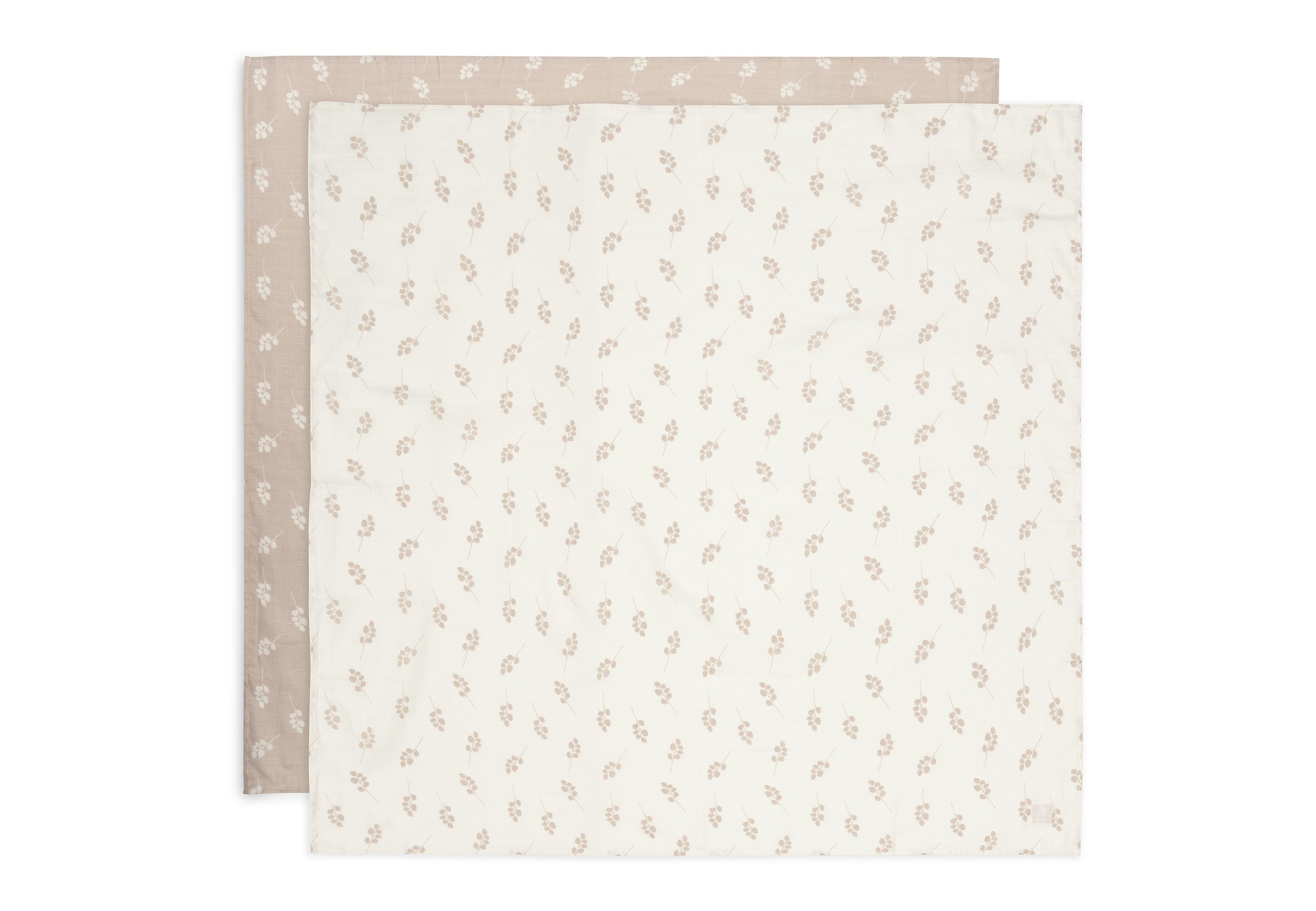 Lange Gaze de Coton Large 115x115cm Twig - Wild Rose - 2 Unités