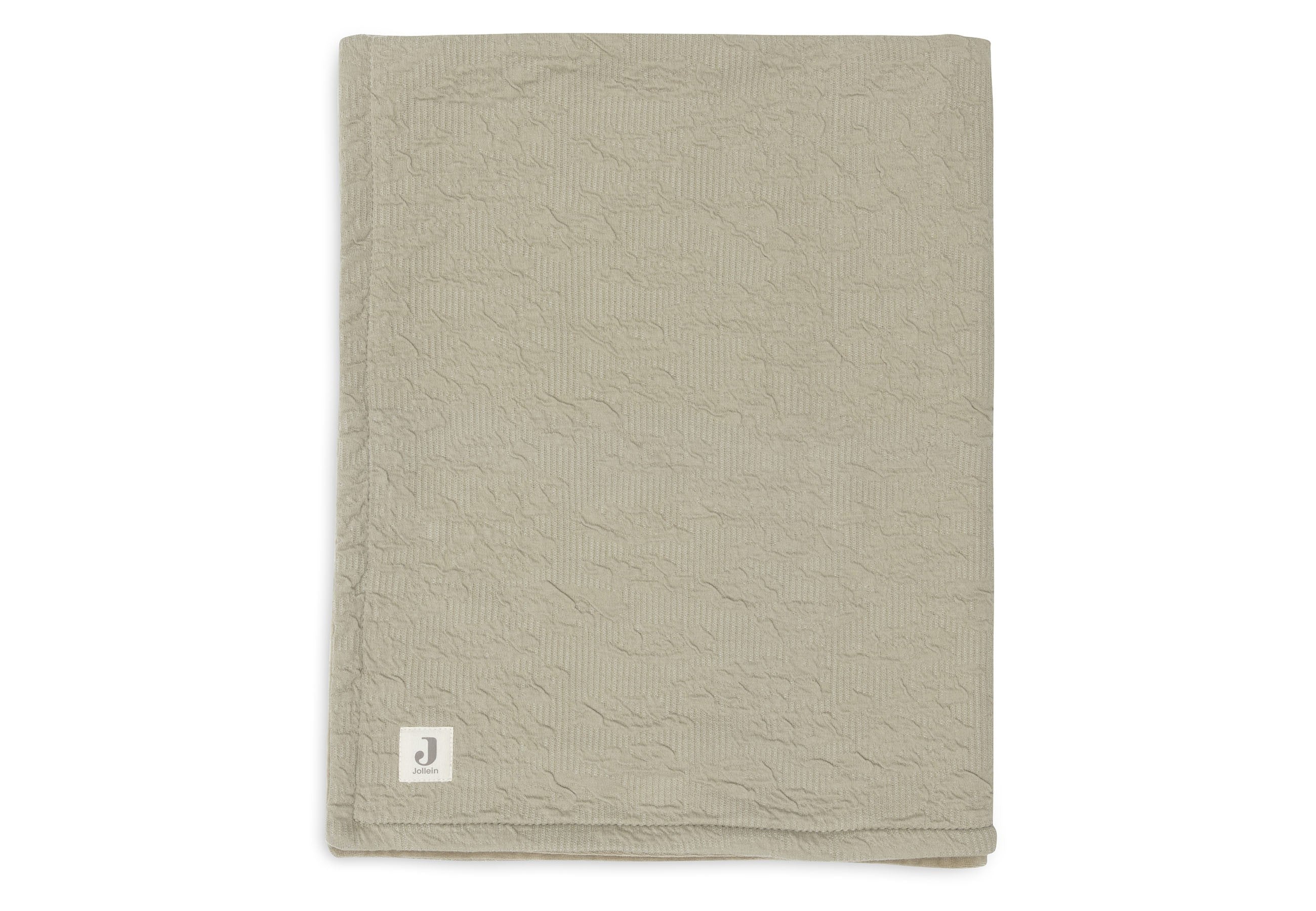 Couverture Berceau 75x100cm Soft Waves - Olive Green
