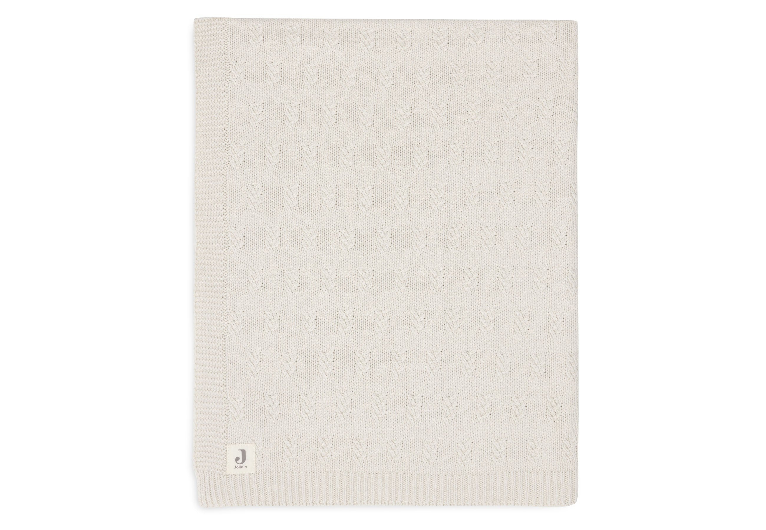 Couverture Lit de Bébé 100x150cm Grain Knit - Oatmeal