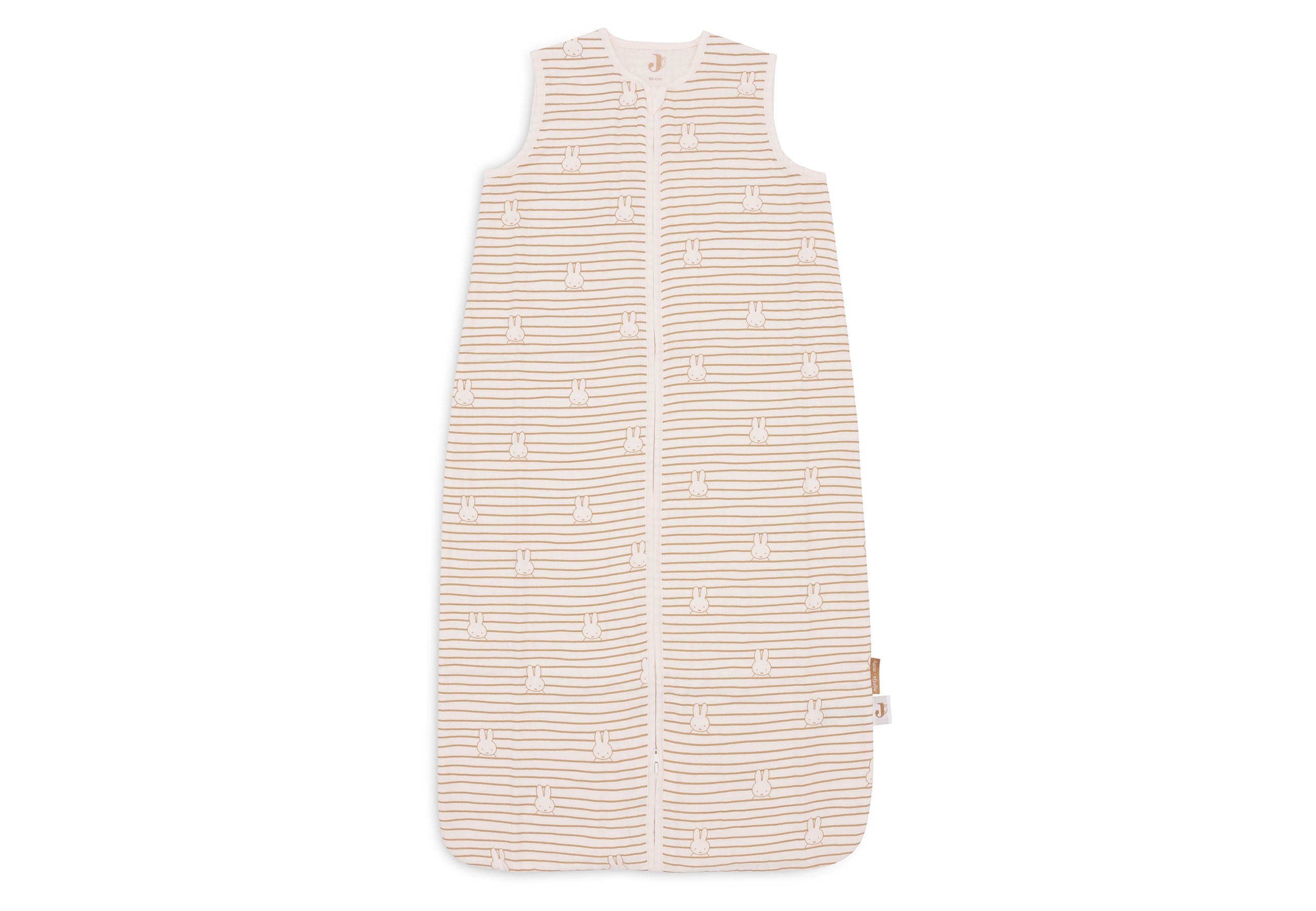 Gigoteuse Gaze de Coton 70cm Miffy Stripe - Biscuit