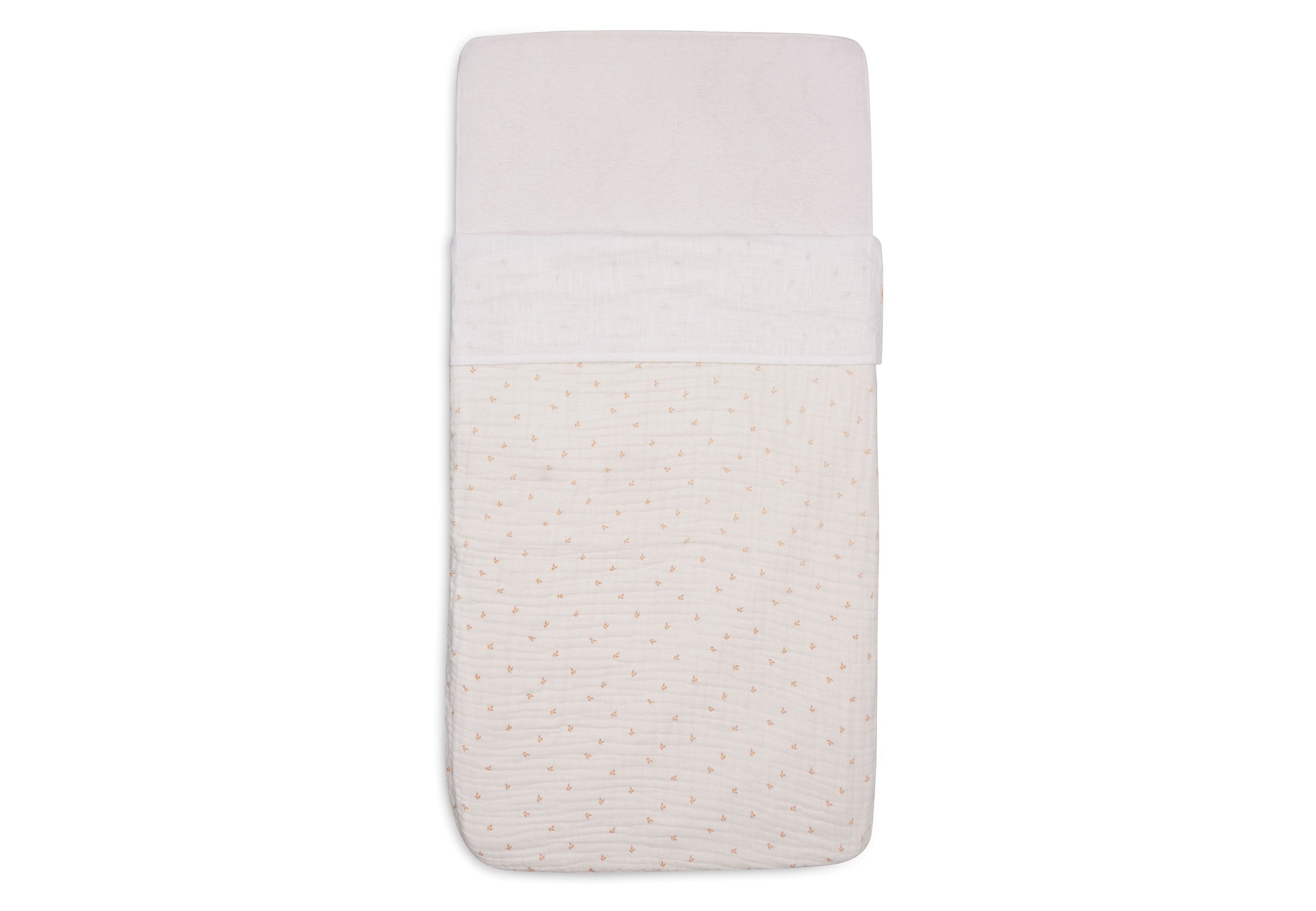Drap Berceau 75x100cm Slub - Ivory