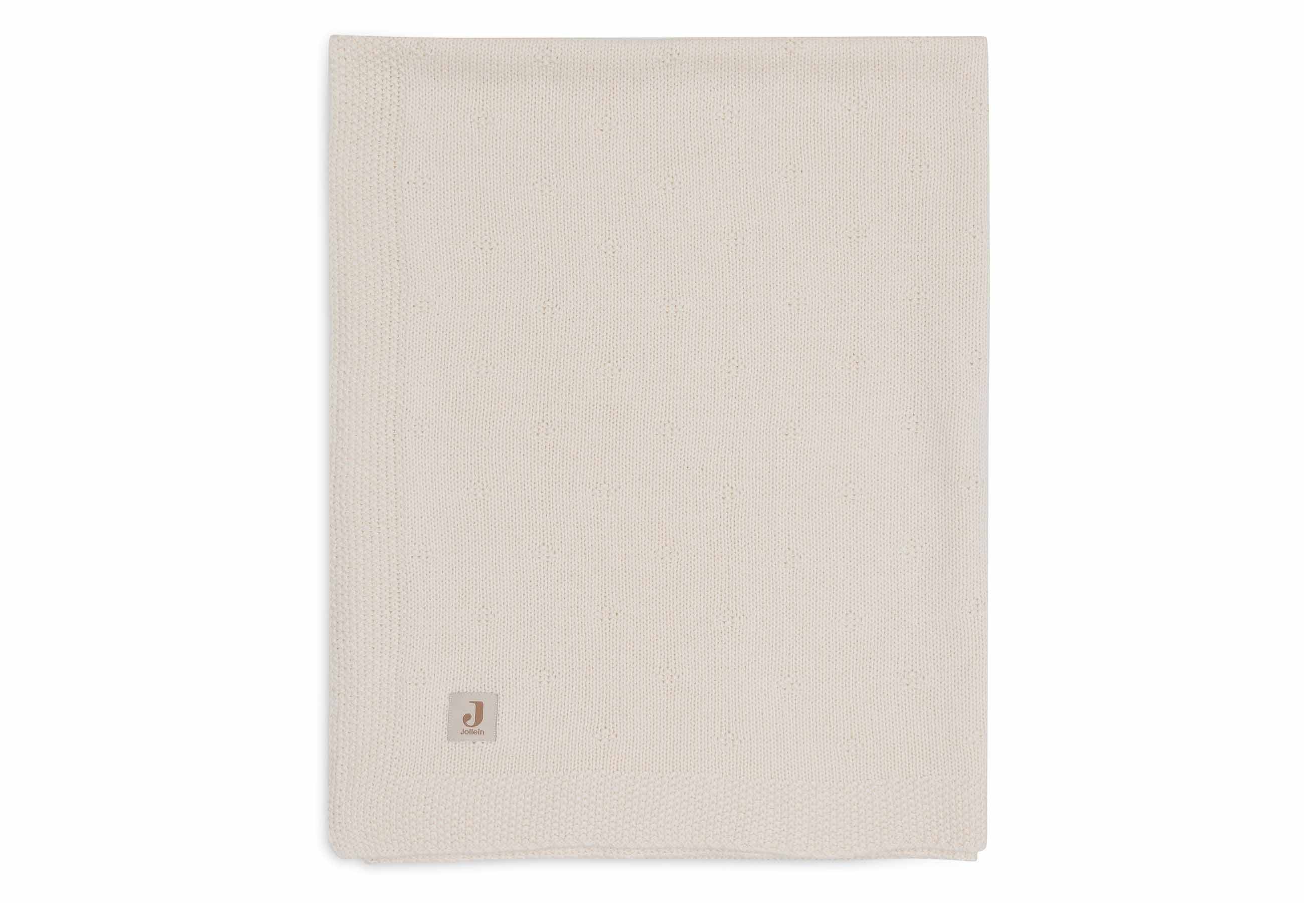 Couverture Berceau 75x100cm Cosy Knit - Ivory