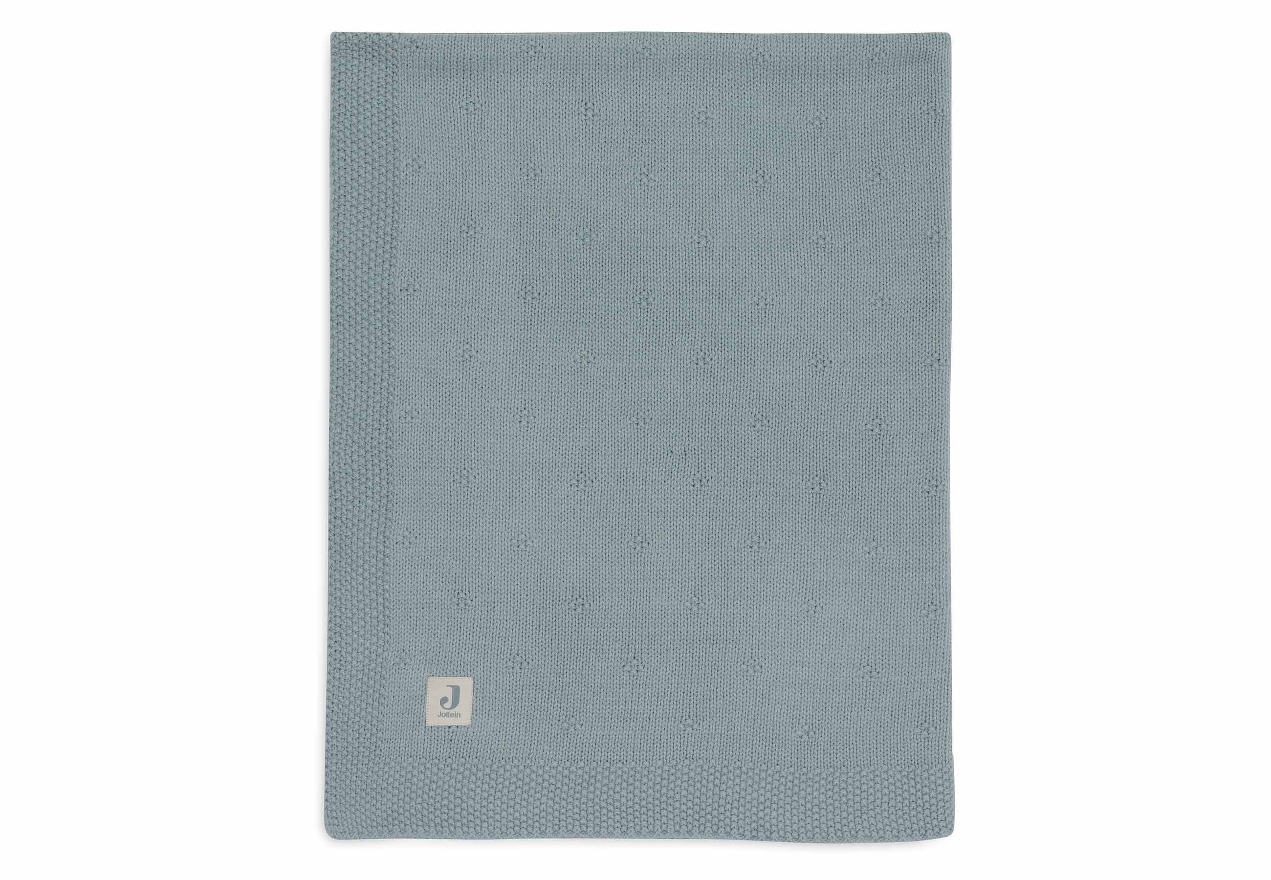 Couverture Berceau 75x100cm Cosy Knit - Sea Green
