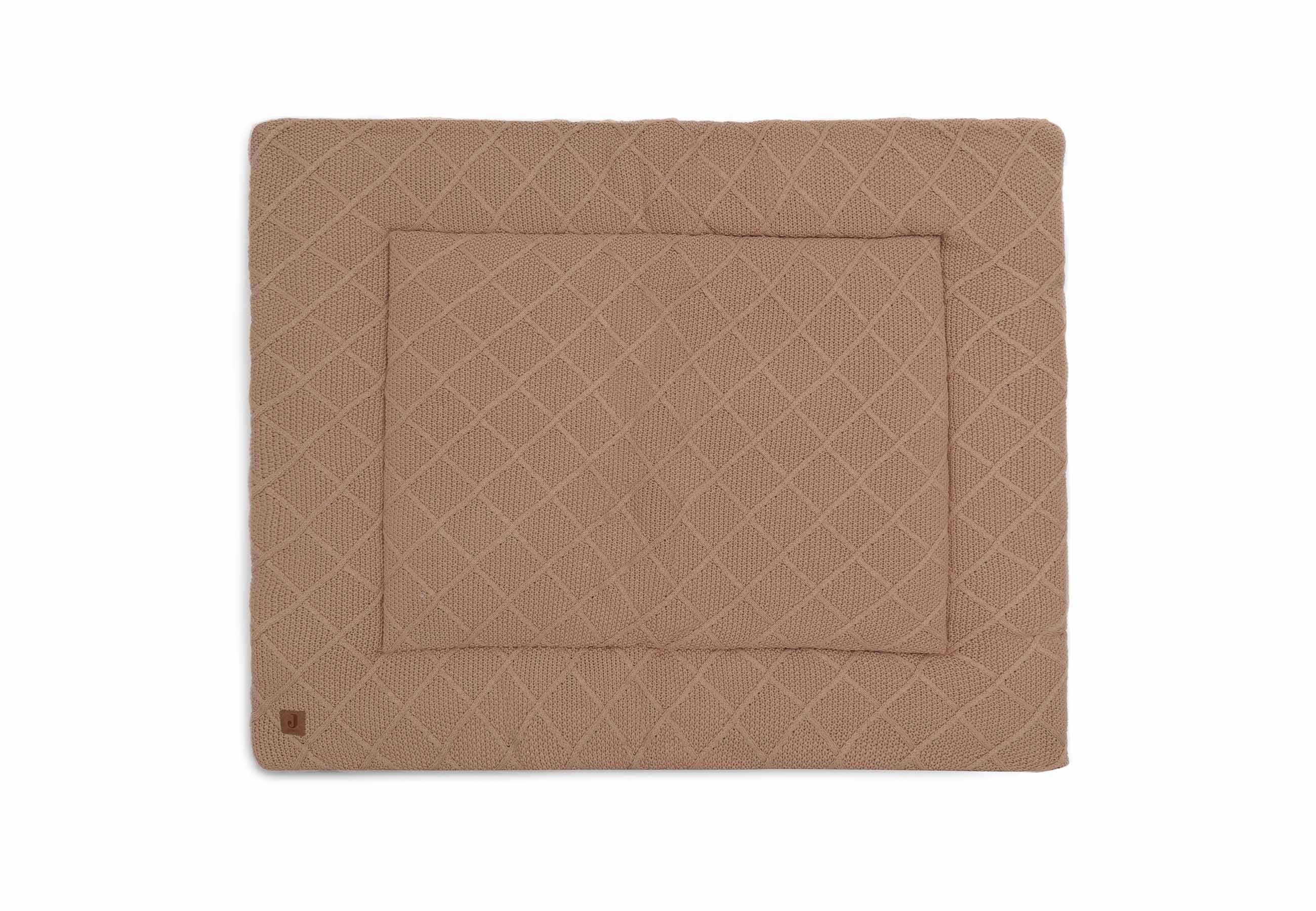 Tapis de Parc 75x95cm Check Knit - Biscuit