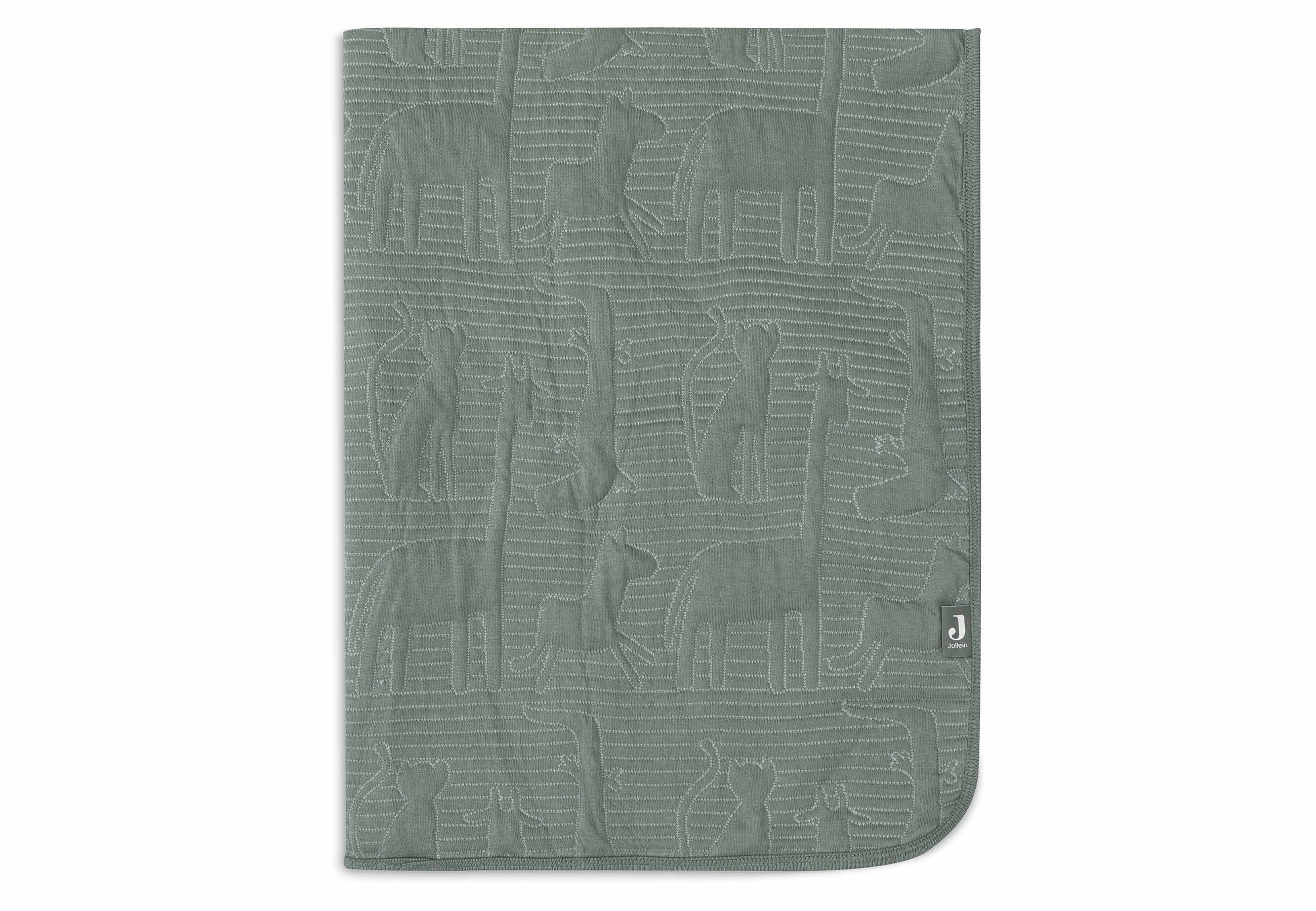 Couverture Berceau 75x100cm Jungle Jambo - Ash Green/Laurel