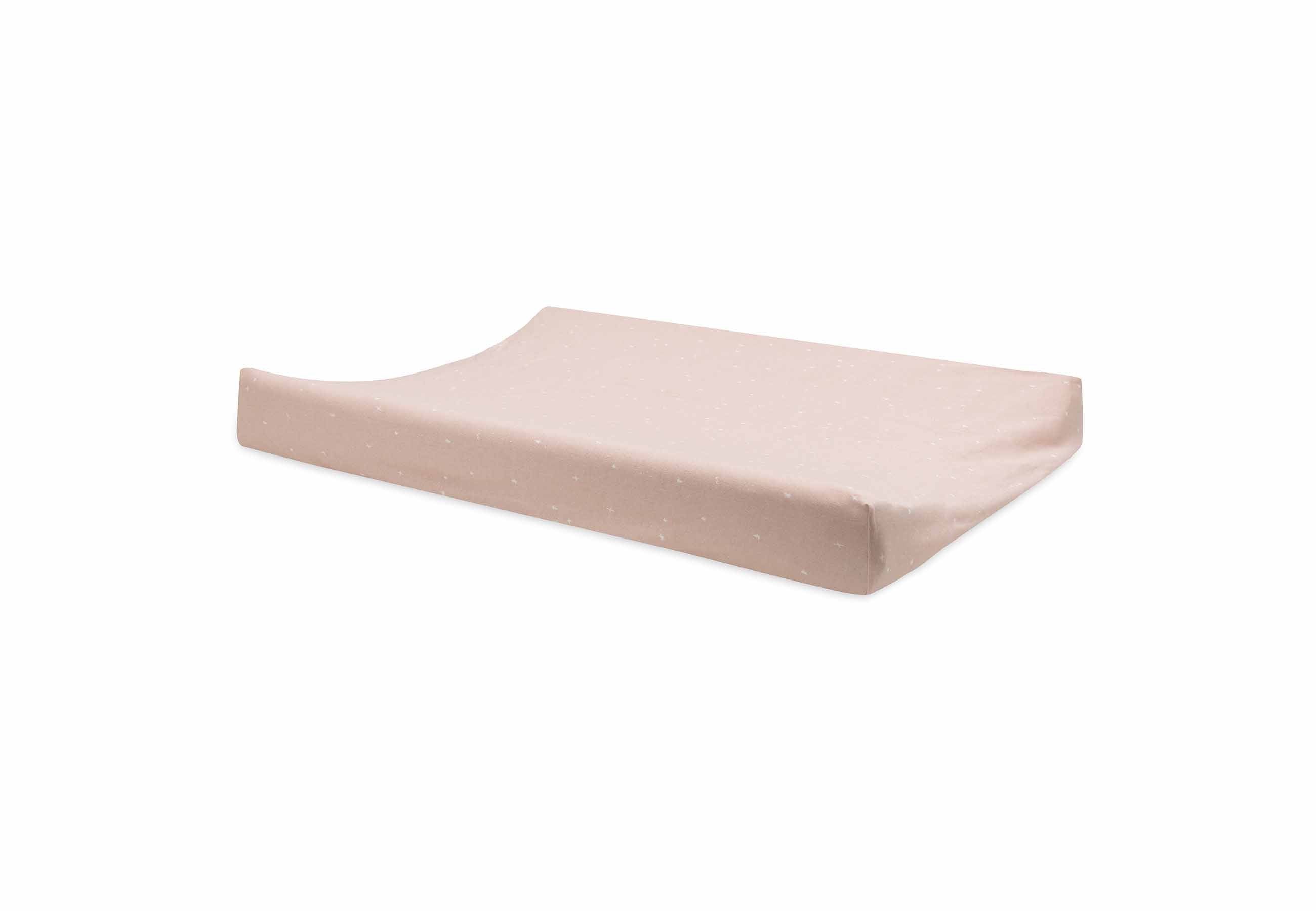 Housse matelas à Langer Jersey 50x70cm Twinkling - Wild Rose