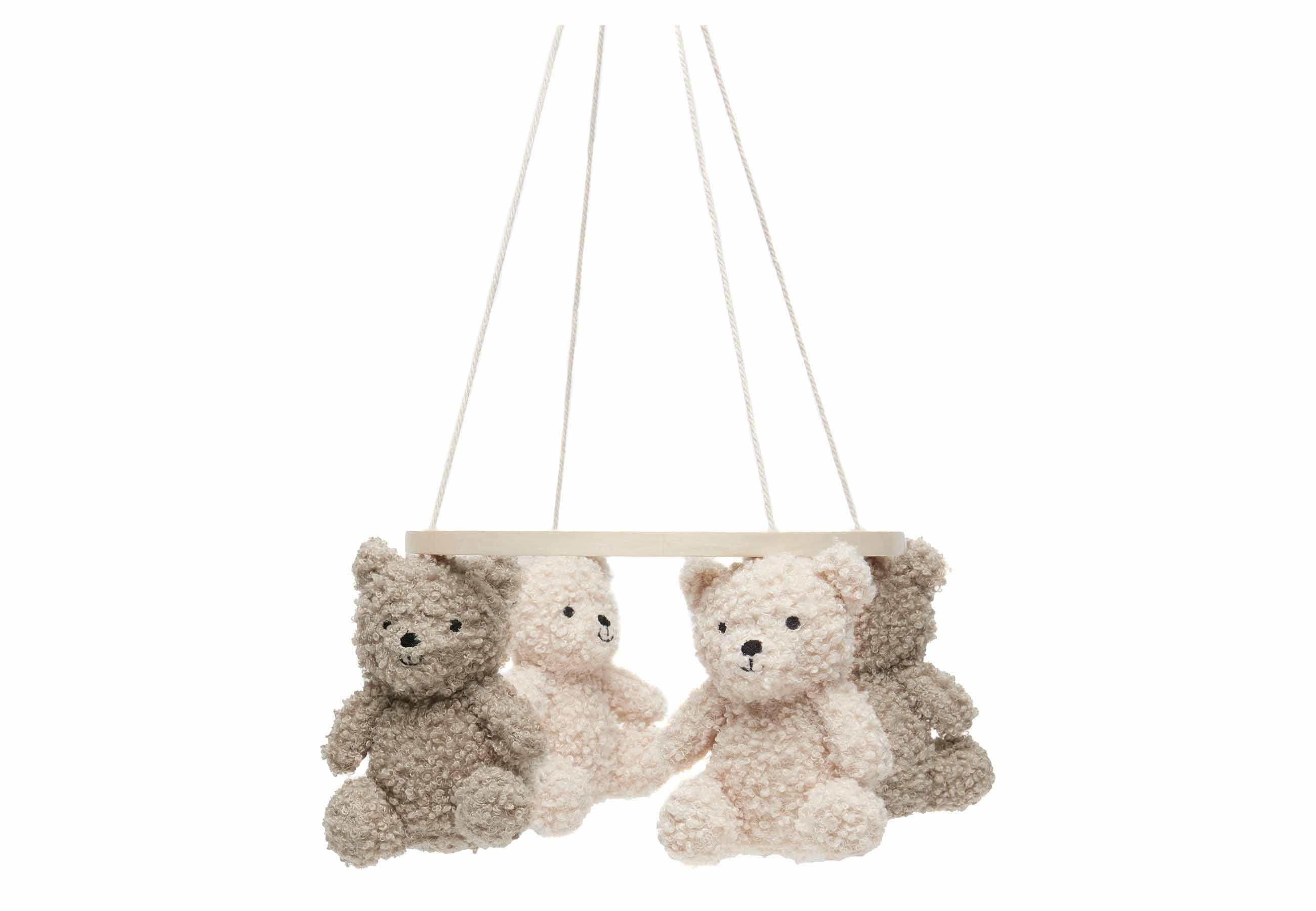 Mobile Bébé Teddy Bear - Olive Green/Naturel
