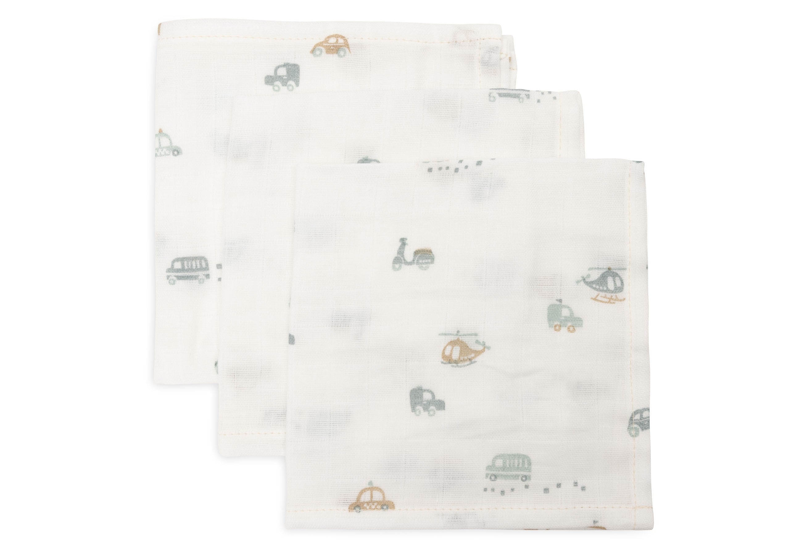 Serviette Gaze de Coton 31x31cm - On The Go - 3 Unités