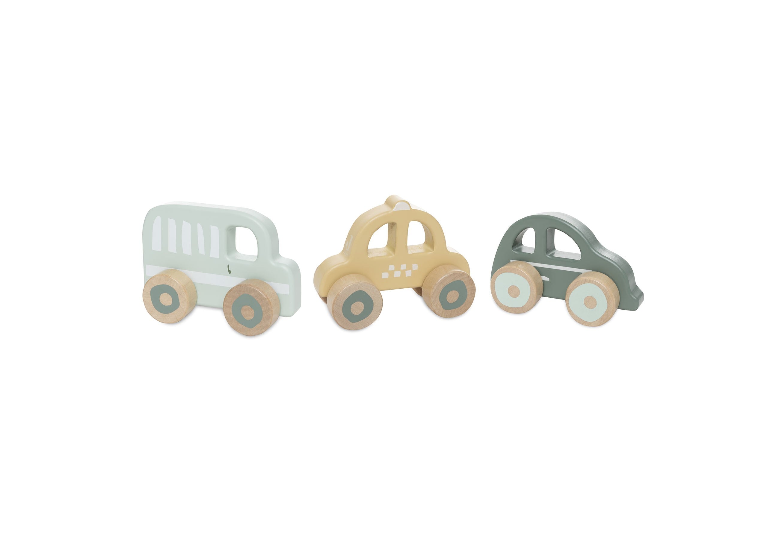 Voitures en Bois - 3 Unités -  On The Go