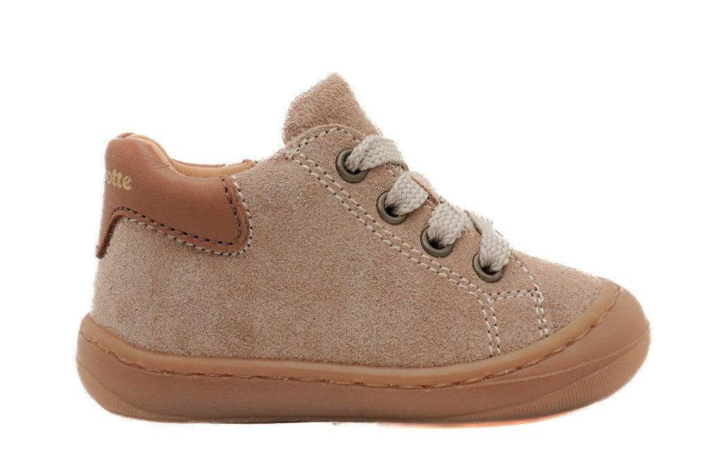Chaussure argo zip - 073 velour visone vison