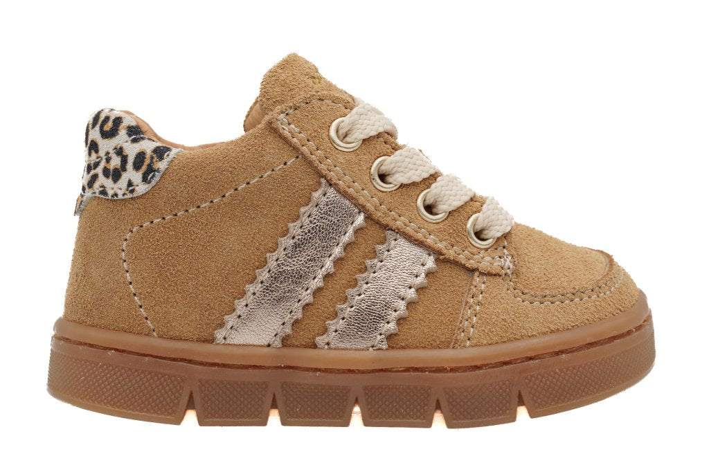 Chaussure farella - 010 velour nocciola noisette