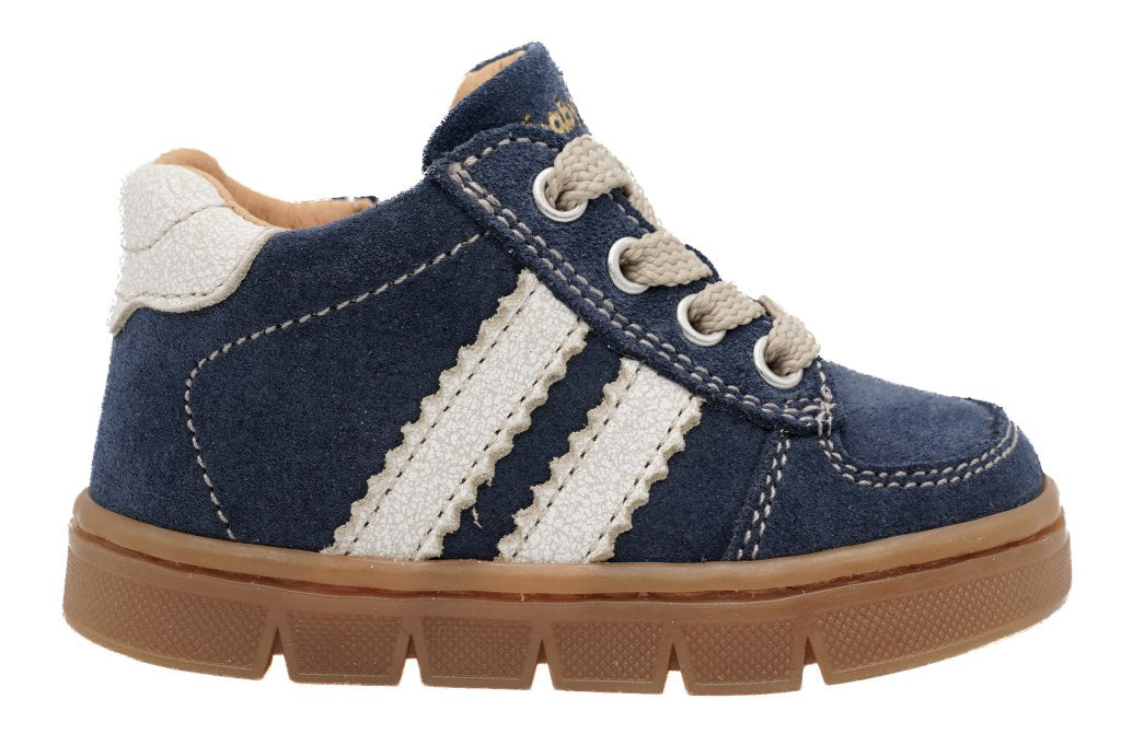 Chaussure farel - 086 velour ceruleo bleu
