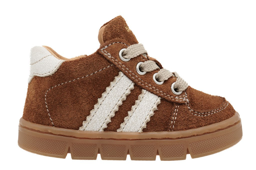 Chaussure farel - 138 velour cuoio cognac