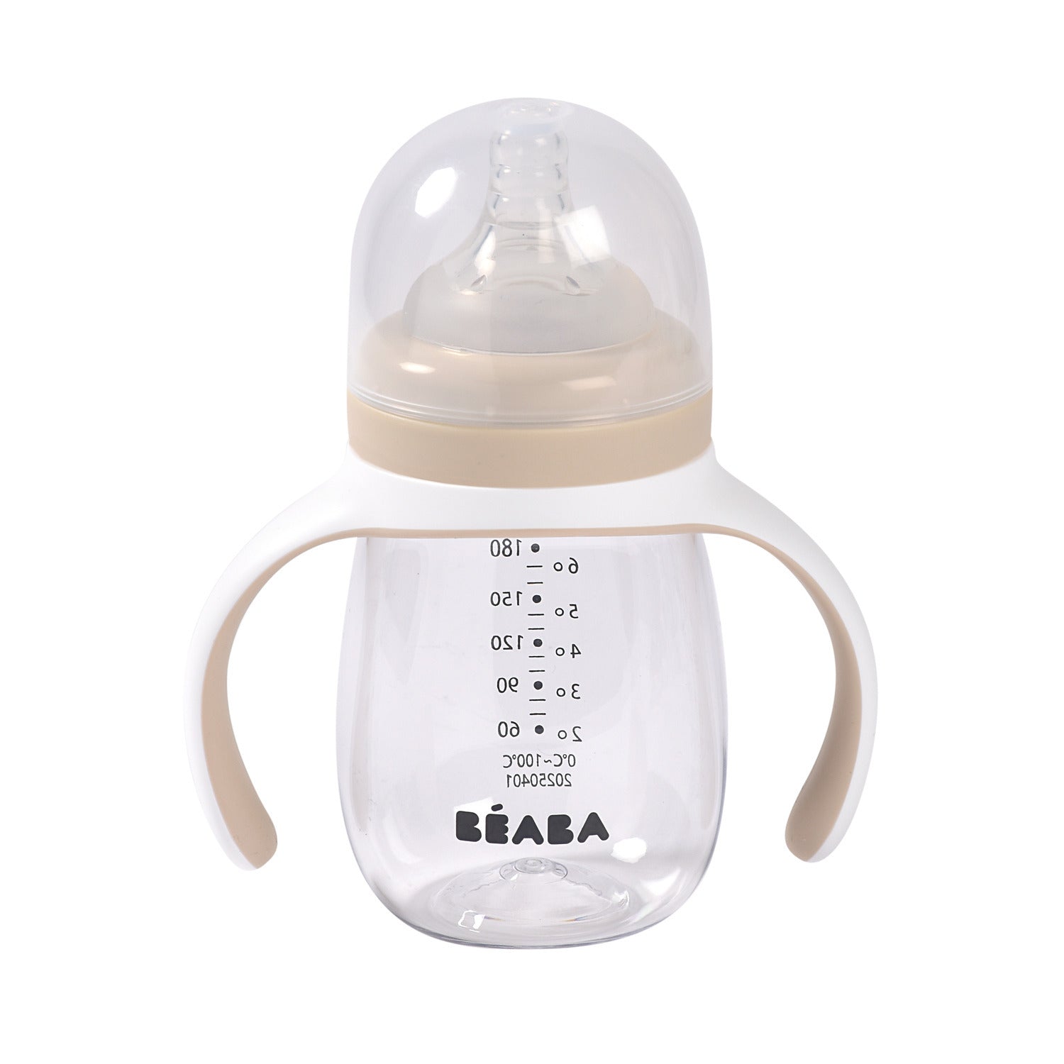 Biberon d'apprentissage 2 en 1 - 210ml - Terre d'argile