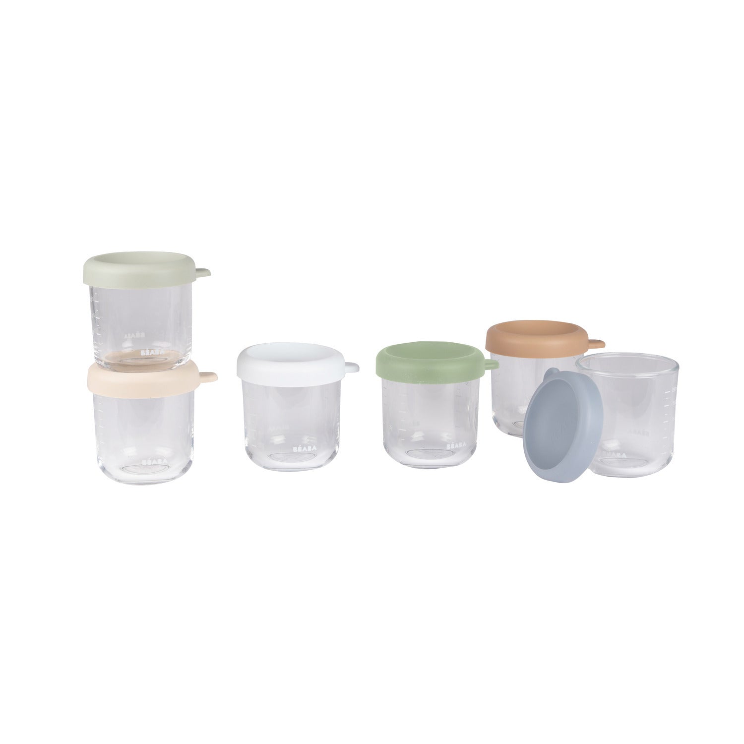 Coffret 6 portions verre 250ml - Natural color mix