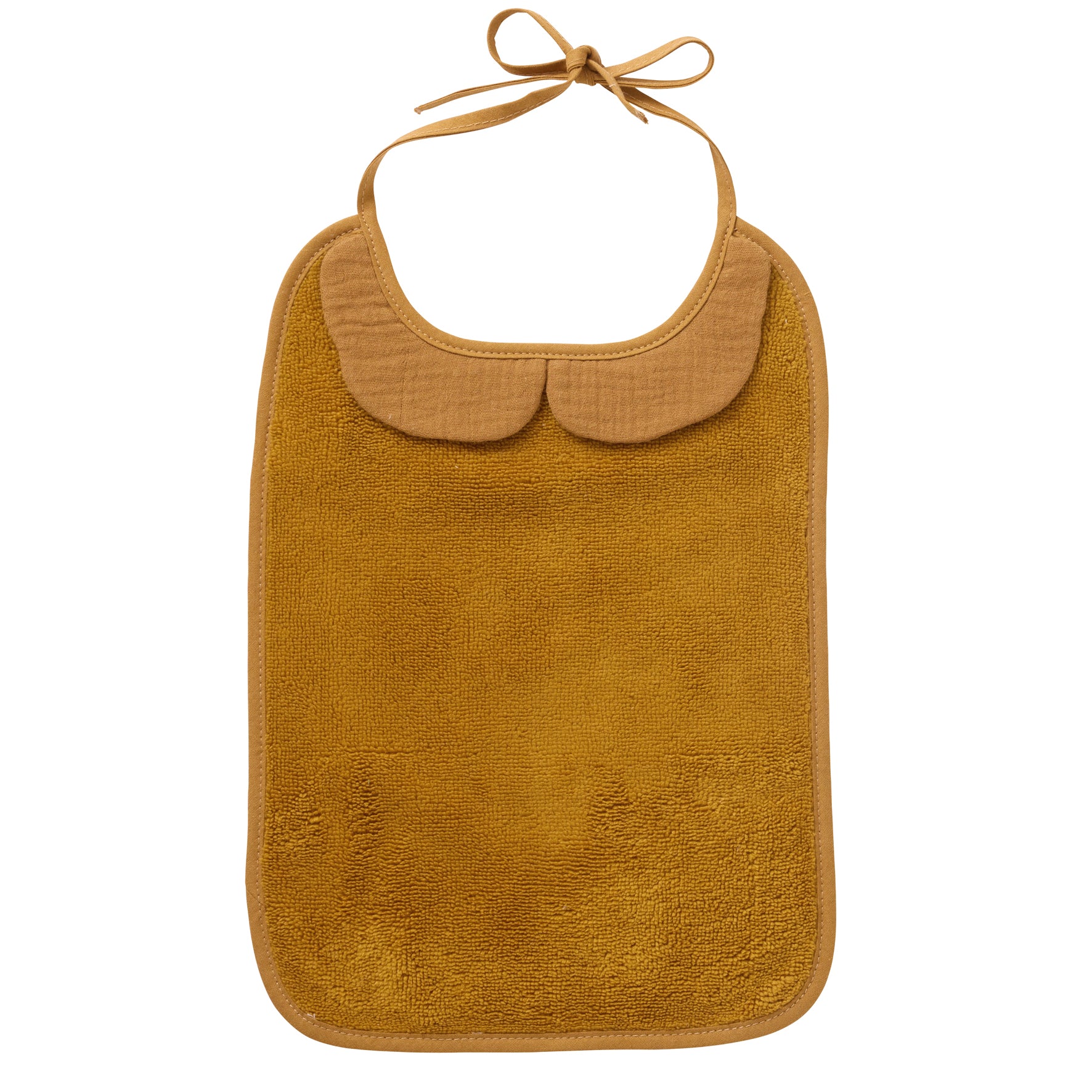 Grand bavoir bambou et gaze havane