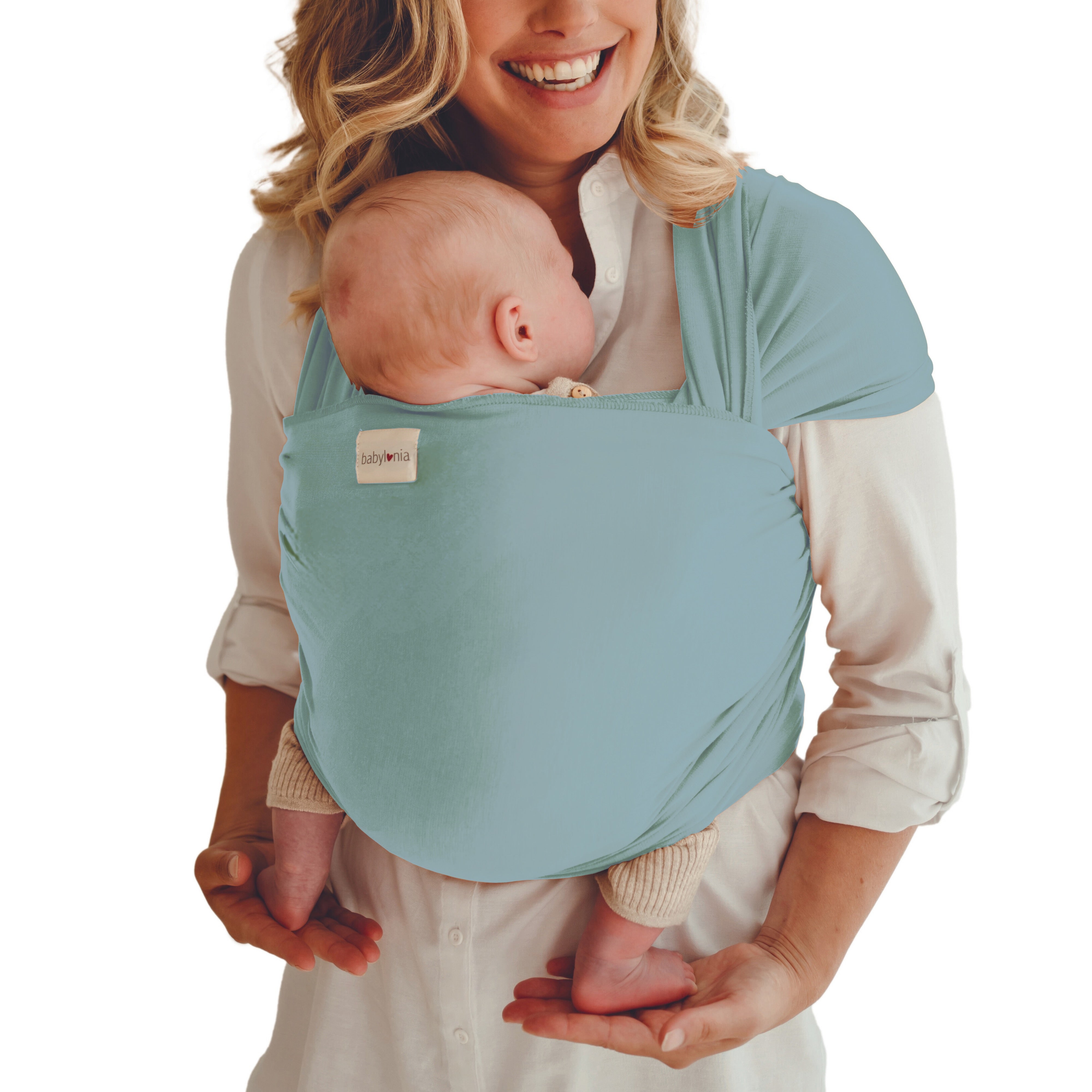 Babylonia baby carriers - Tricot-slen bamboo - Blue fog - One size