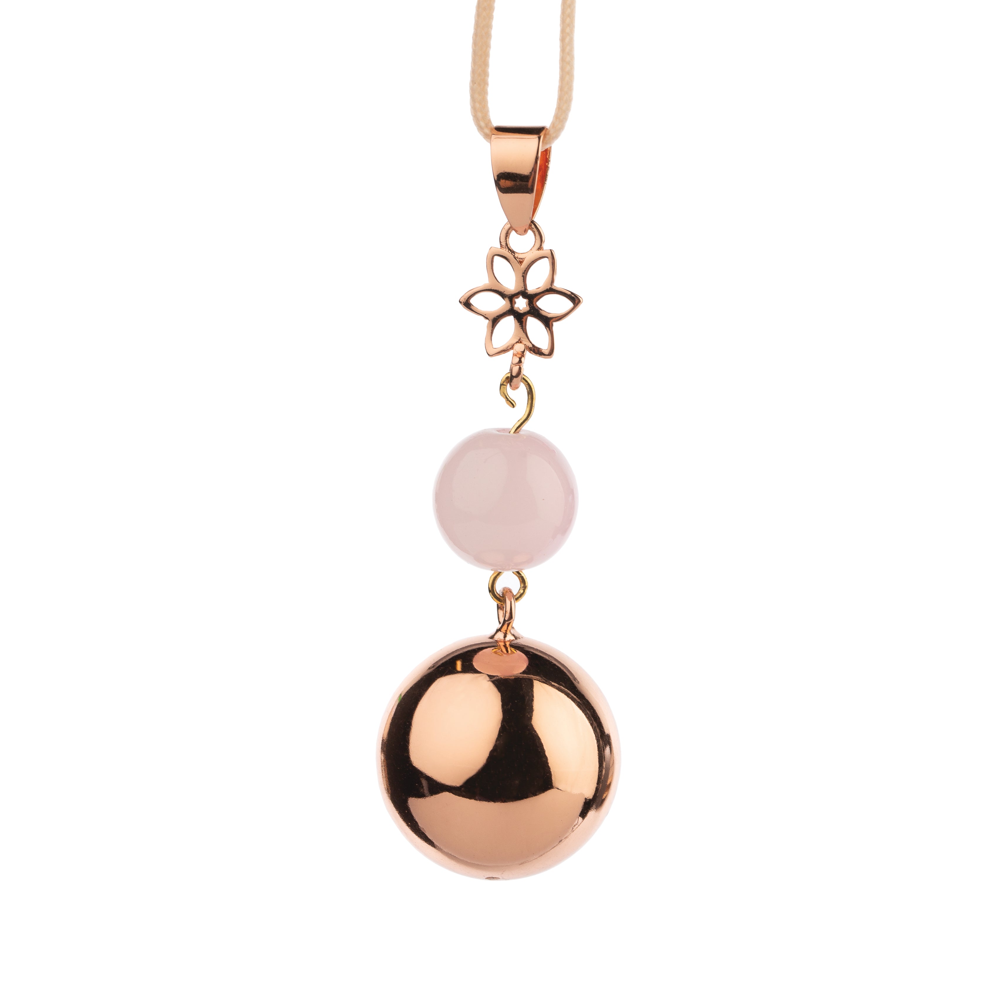 Bola - Babylonia Bola - Rose gold pearl flower - One size