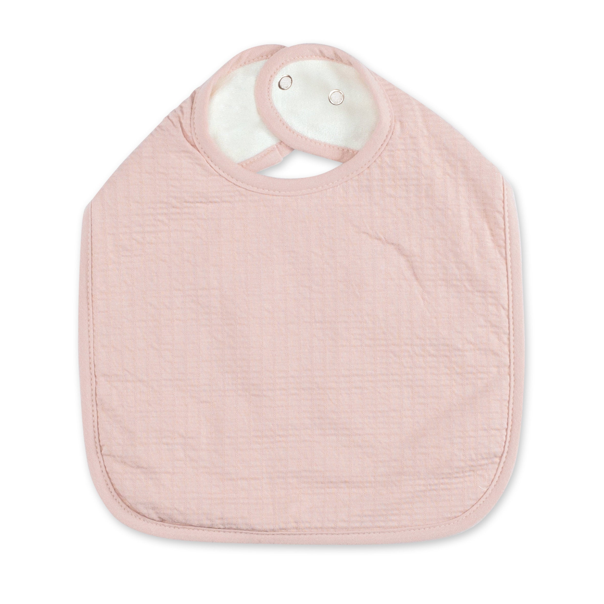 Bavoir waterproof Tetra Jersey 37cm CADUM Blush