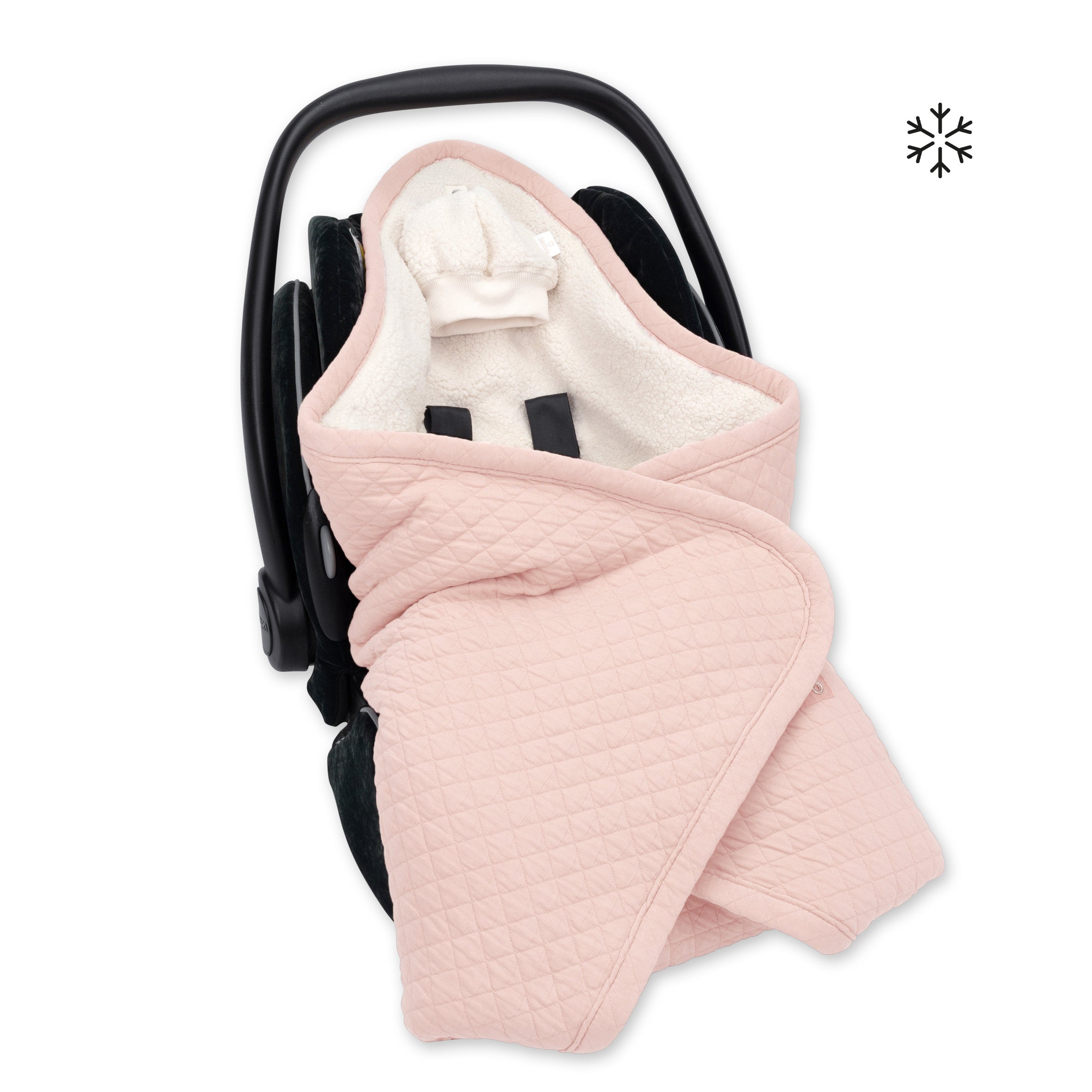 Biside Teddy matelassé chaud 0-12m QUILT Blush