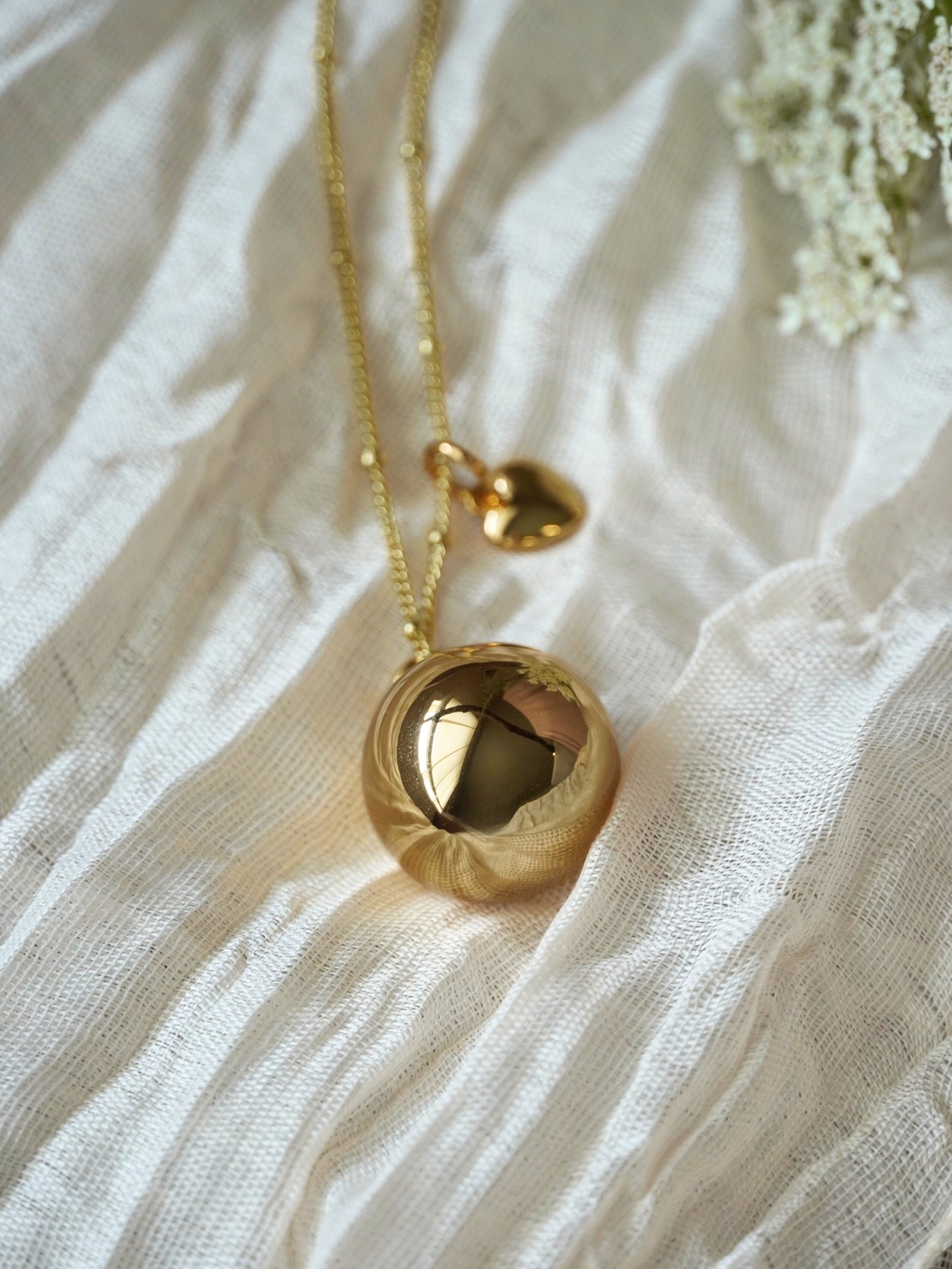 Bola Pregnancy Jewel - Heartbeat Gold