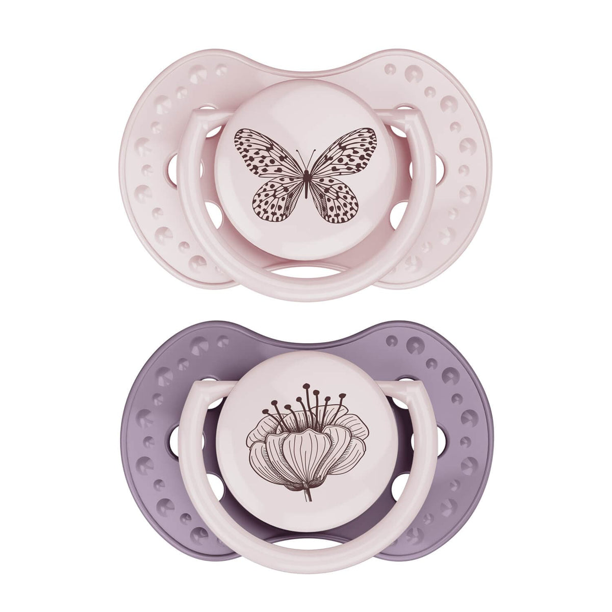 DYNAMIC SUCETTE 18+M BOTANIC PINK / PURPLE C803.3B03