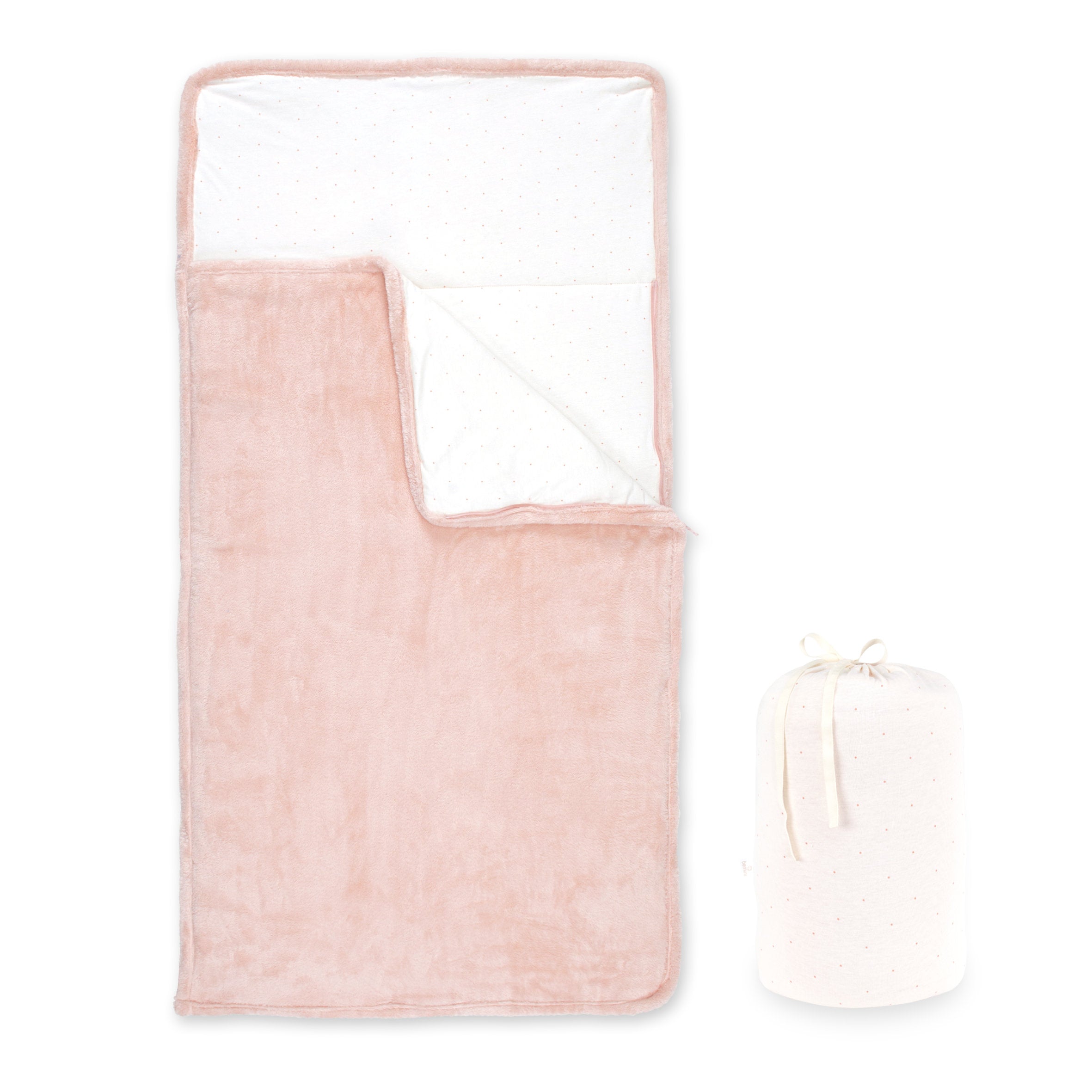 Camping Bag Cocon moelleux 70x140cm CHOUX Rose blush TOG 3