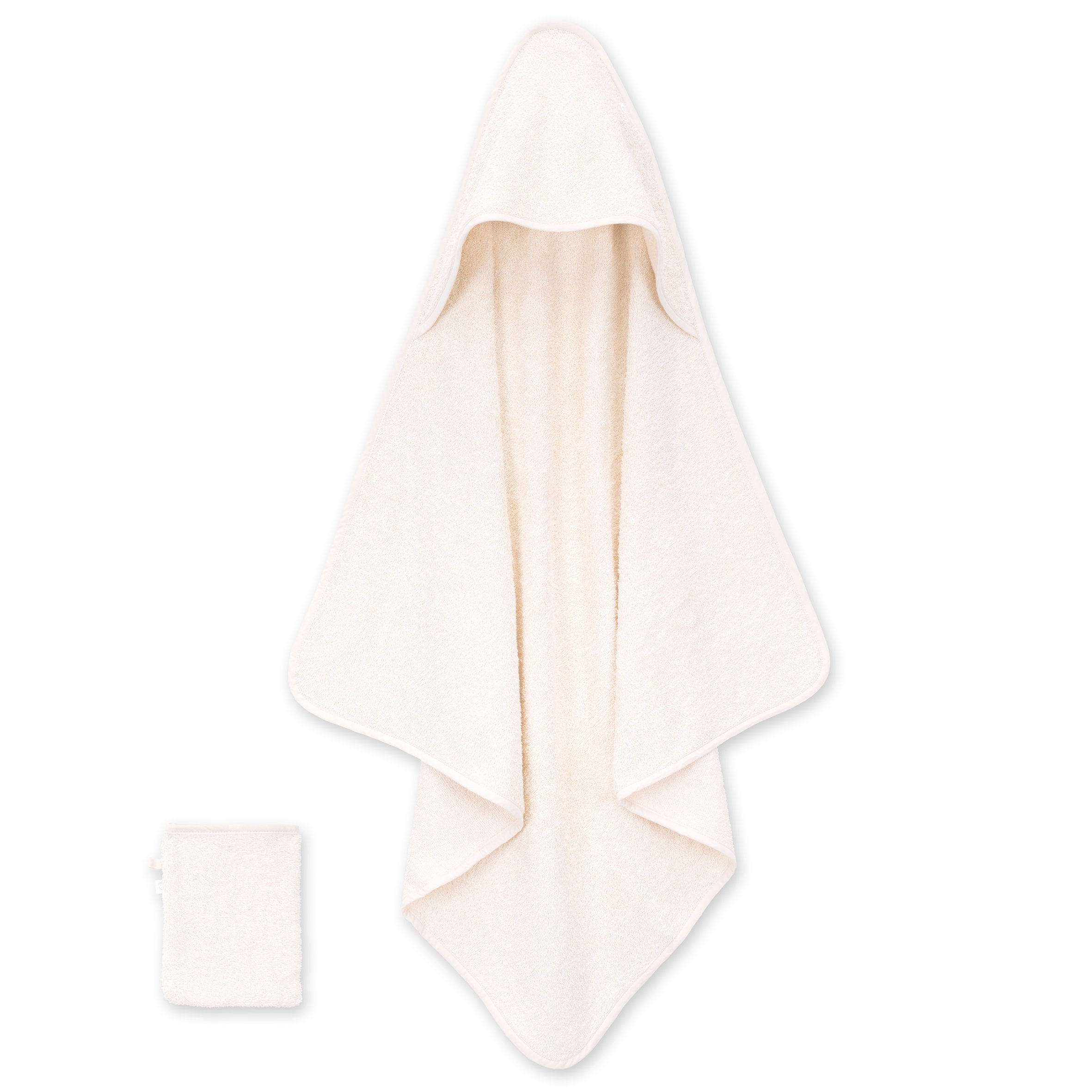 Cape de bain Terry 75x75cm BEMINI Ecru