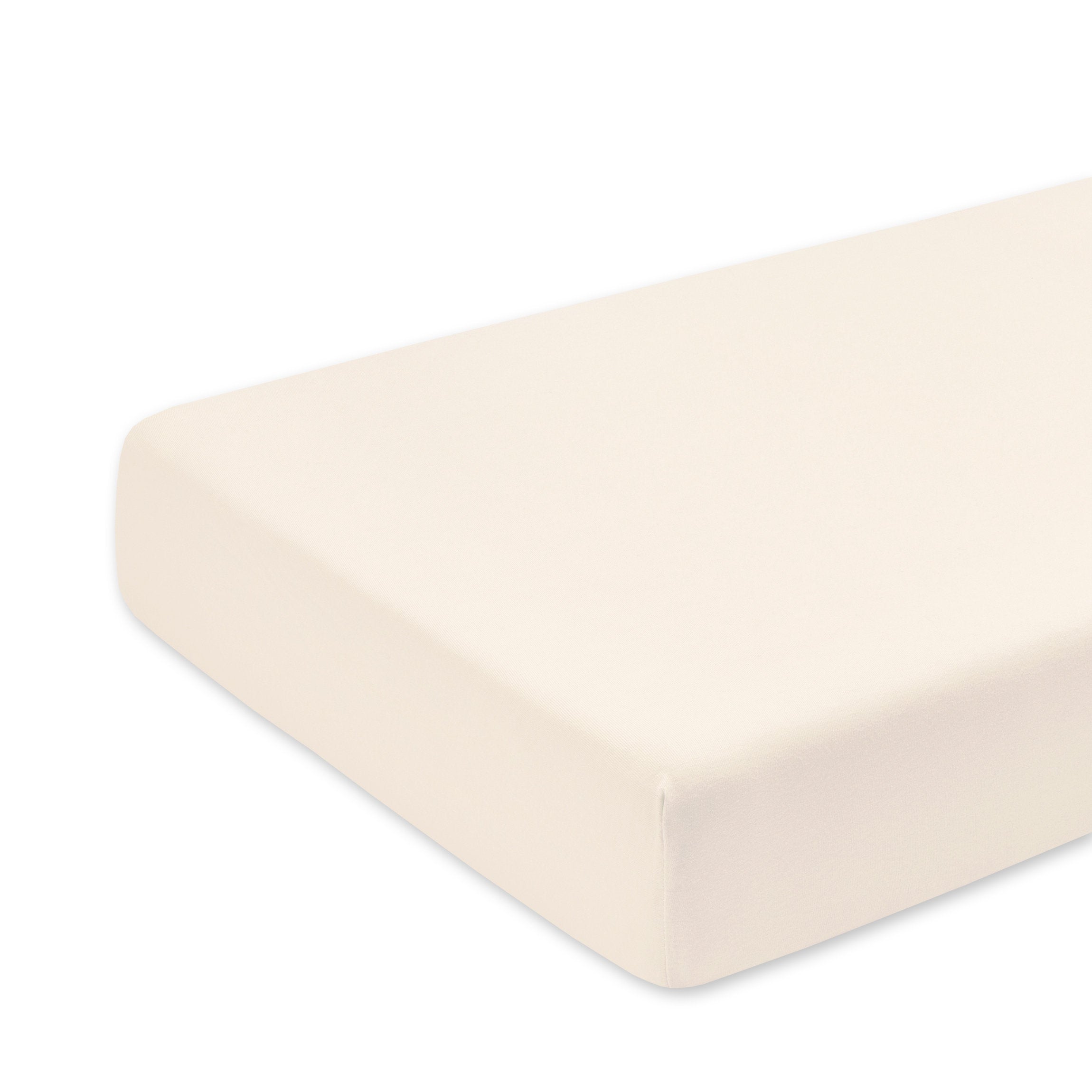 Drap housse berceau Jersey doux 50x90cm  Cream