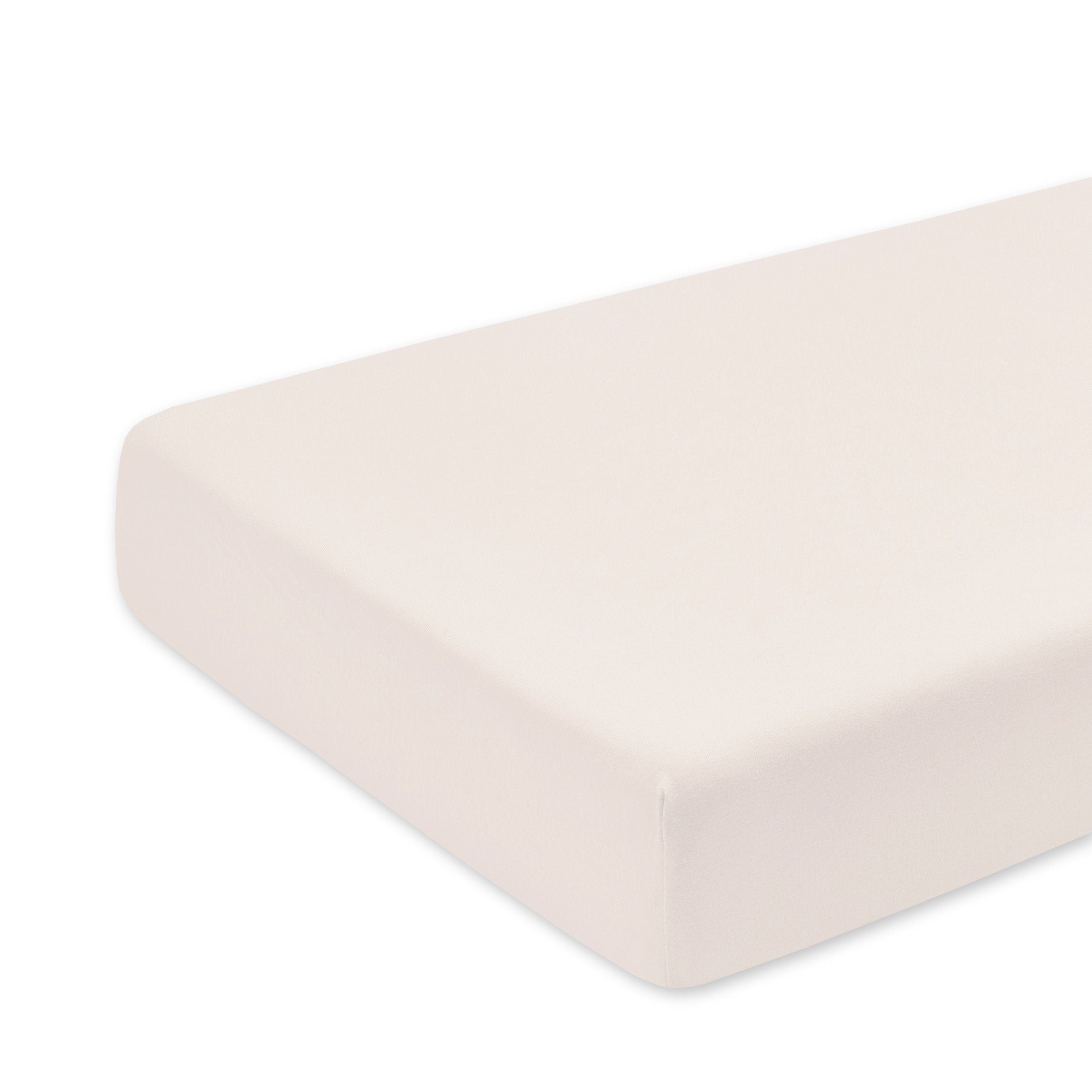 Drap housse lit Jersey doux 60x120cm  Sesame