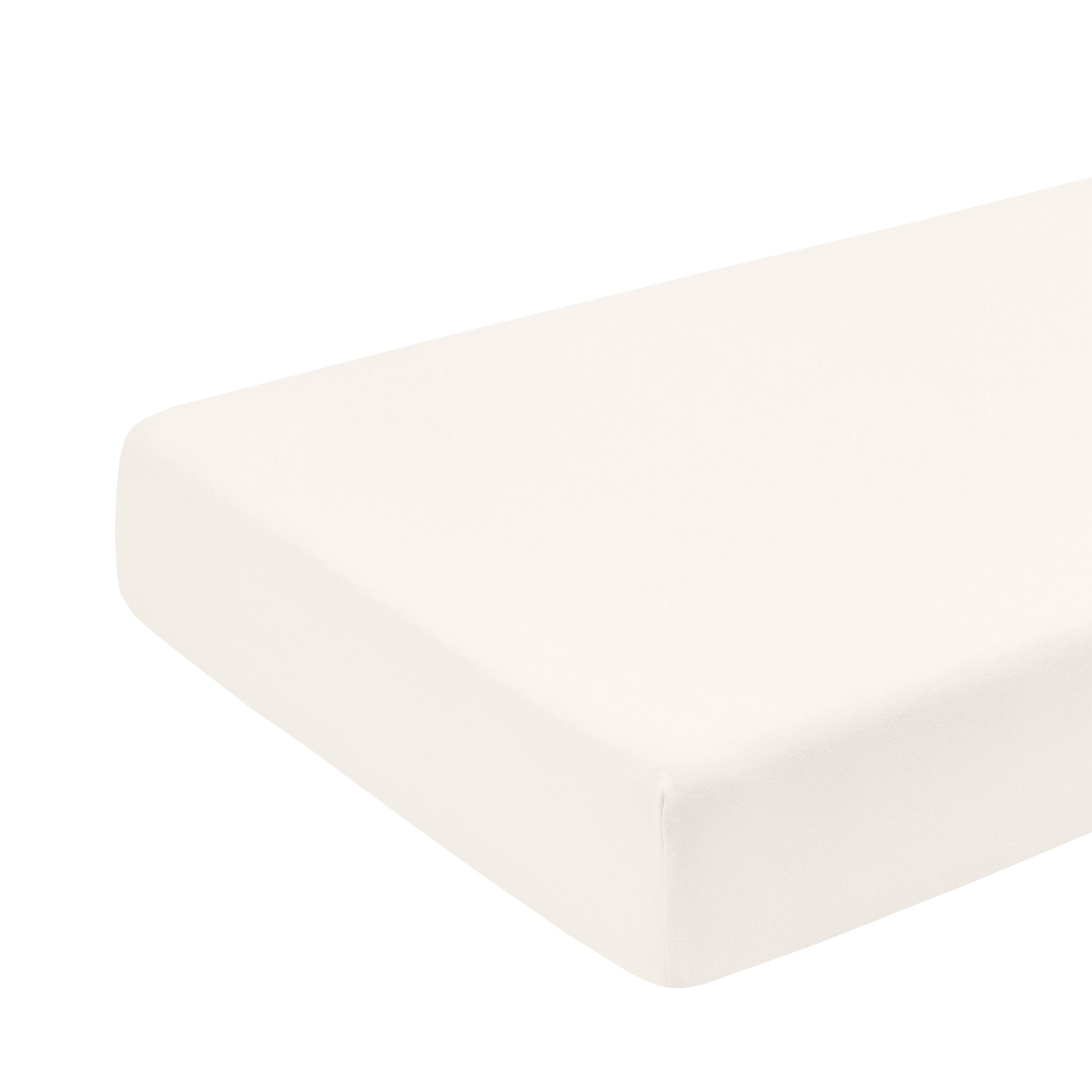 Drap housse parc Jersey doux 75x95cm  Ecru