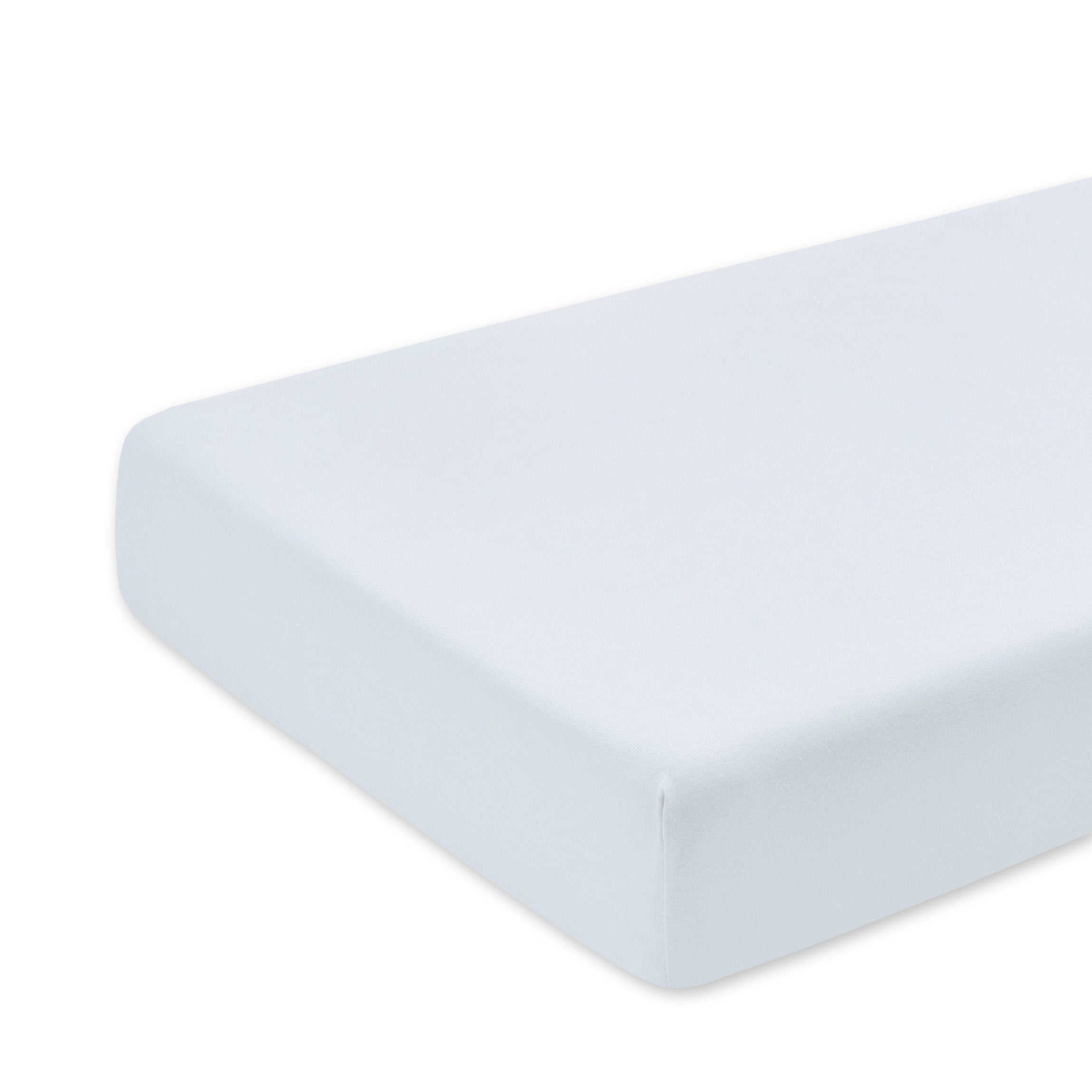 Drap housse parc Jersey doux 75x95cm  Glacier