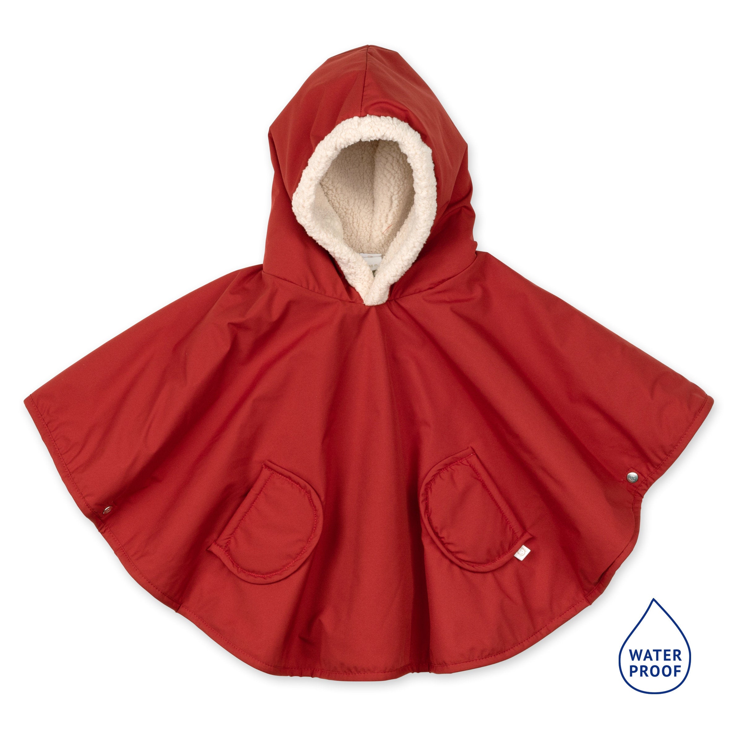 Poncho de voyage Au chaud sous la pluie 9-36m RAINY Carmin
