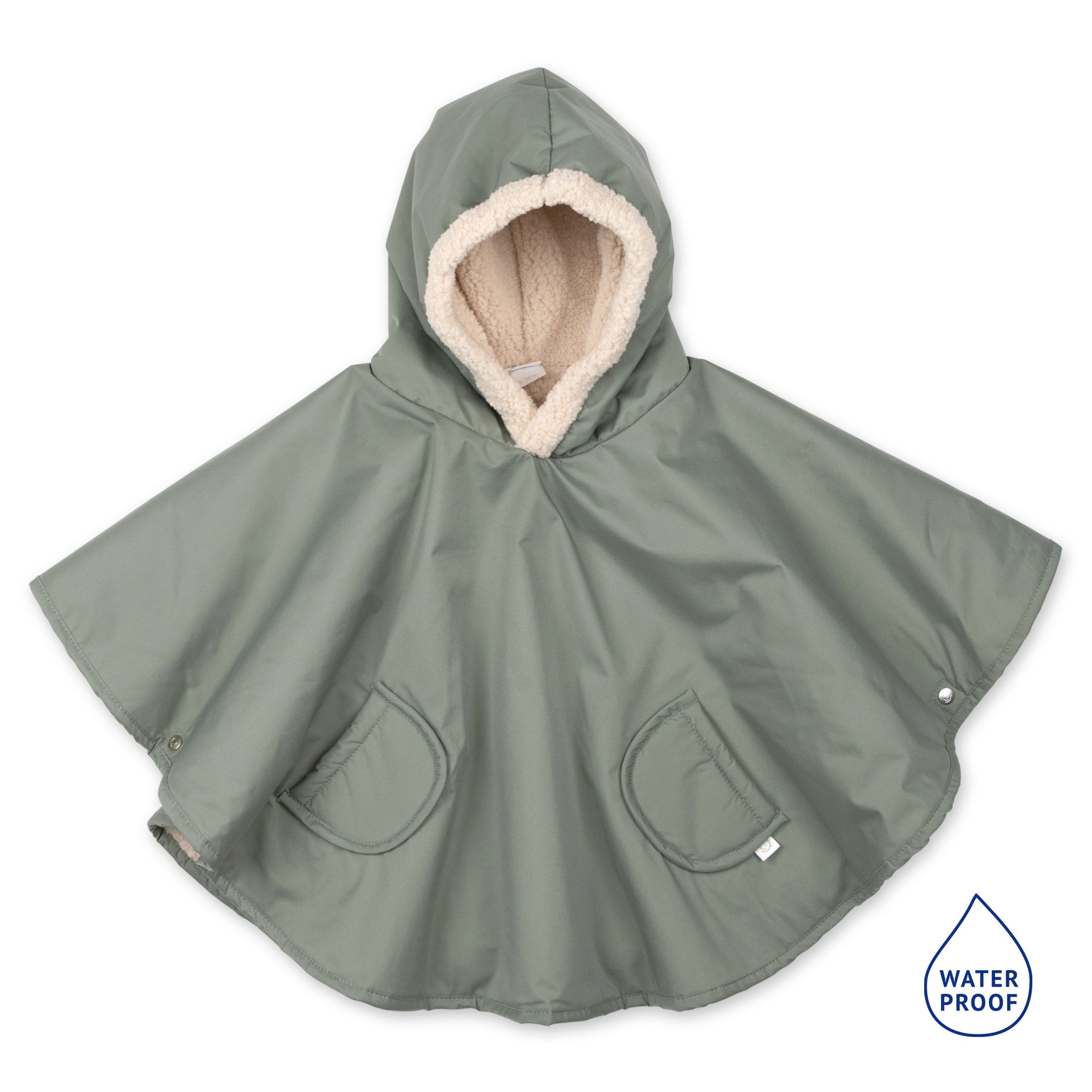 Poncho de voyage Au chaud sous la pluie 9-36m RAINY Green