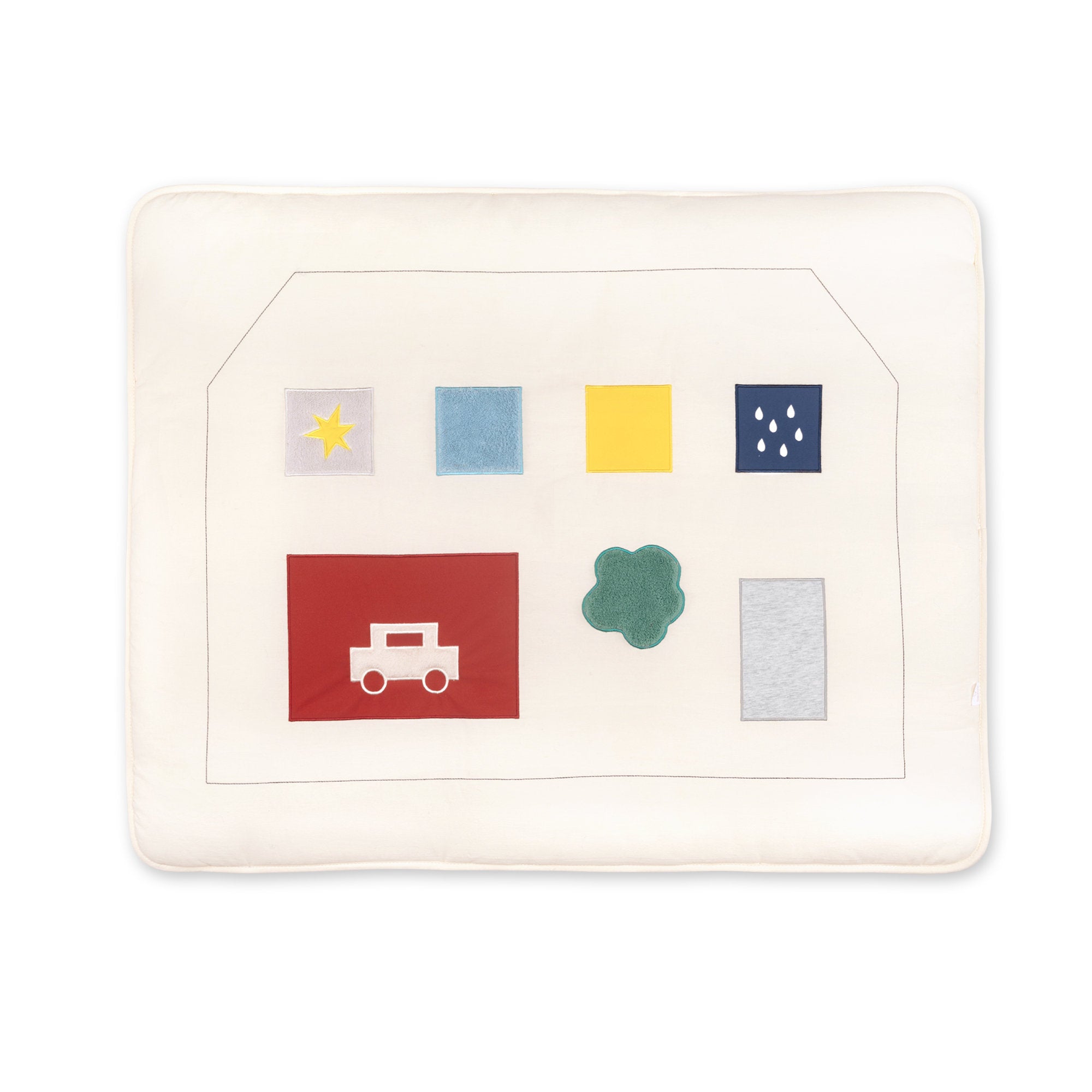 Tapis de parc Pure coton 75x95cm HOUSE Ivoire