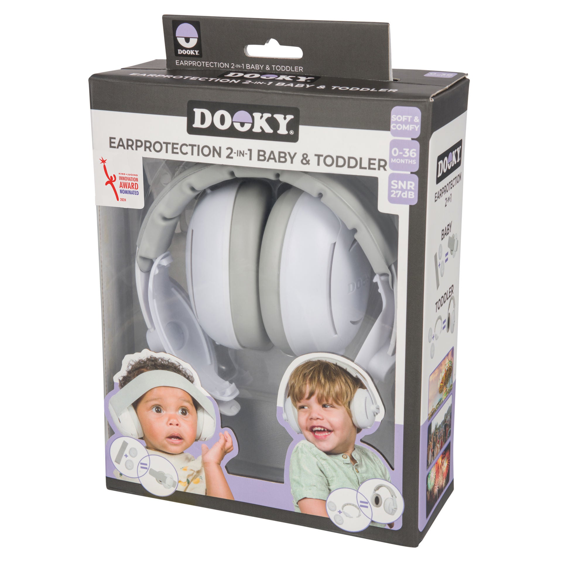 Dooky - Ear Protection 2-in-1 Baby-Toddler