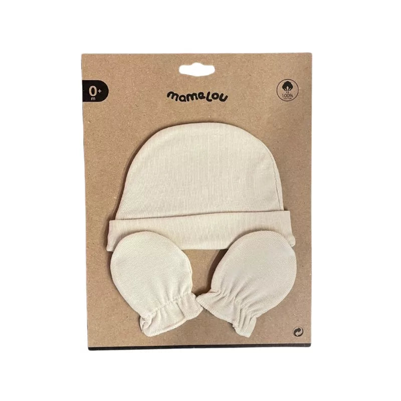 BONNET + MOUFLES Ivory