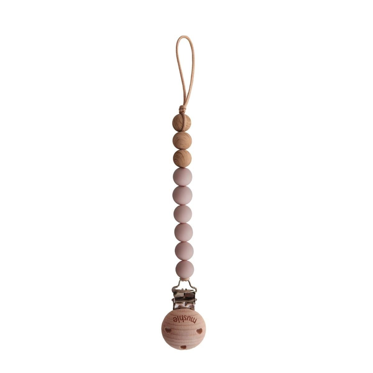 PACIFIER CLIP EVA Blush
