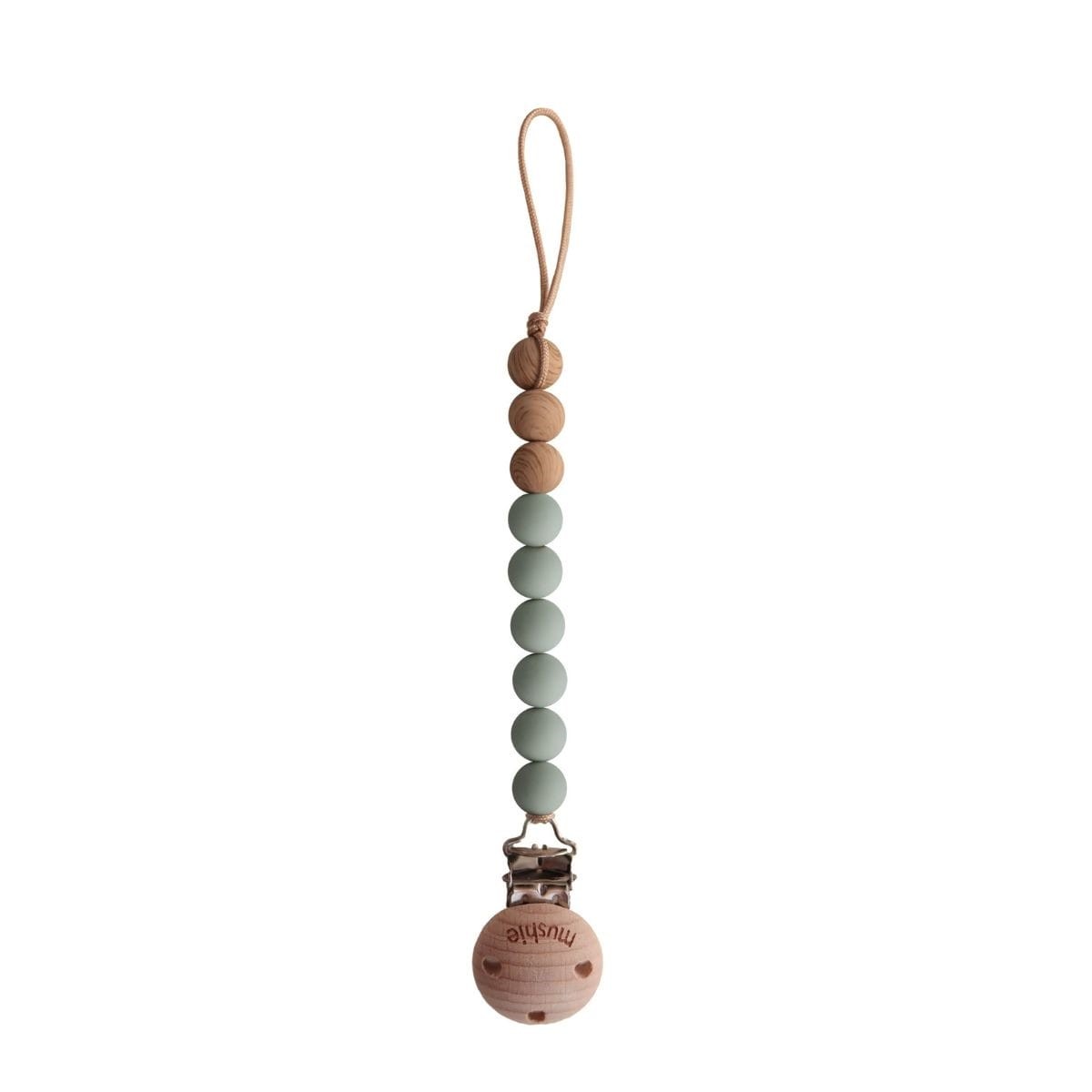 PACIFIER CLIP EVA Stone