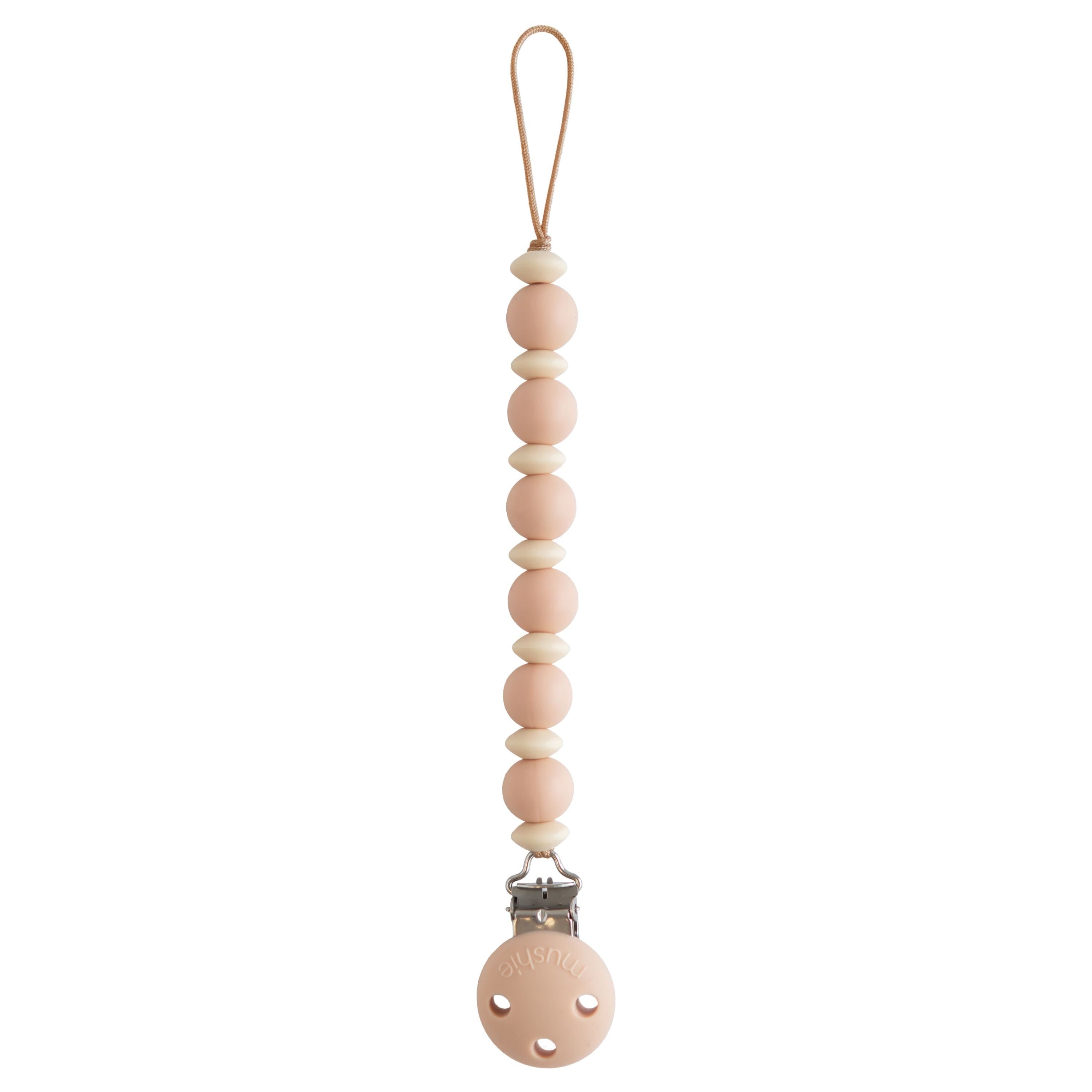 PACIFIER CLIP LUNA Blush