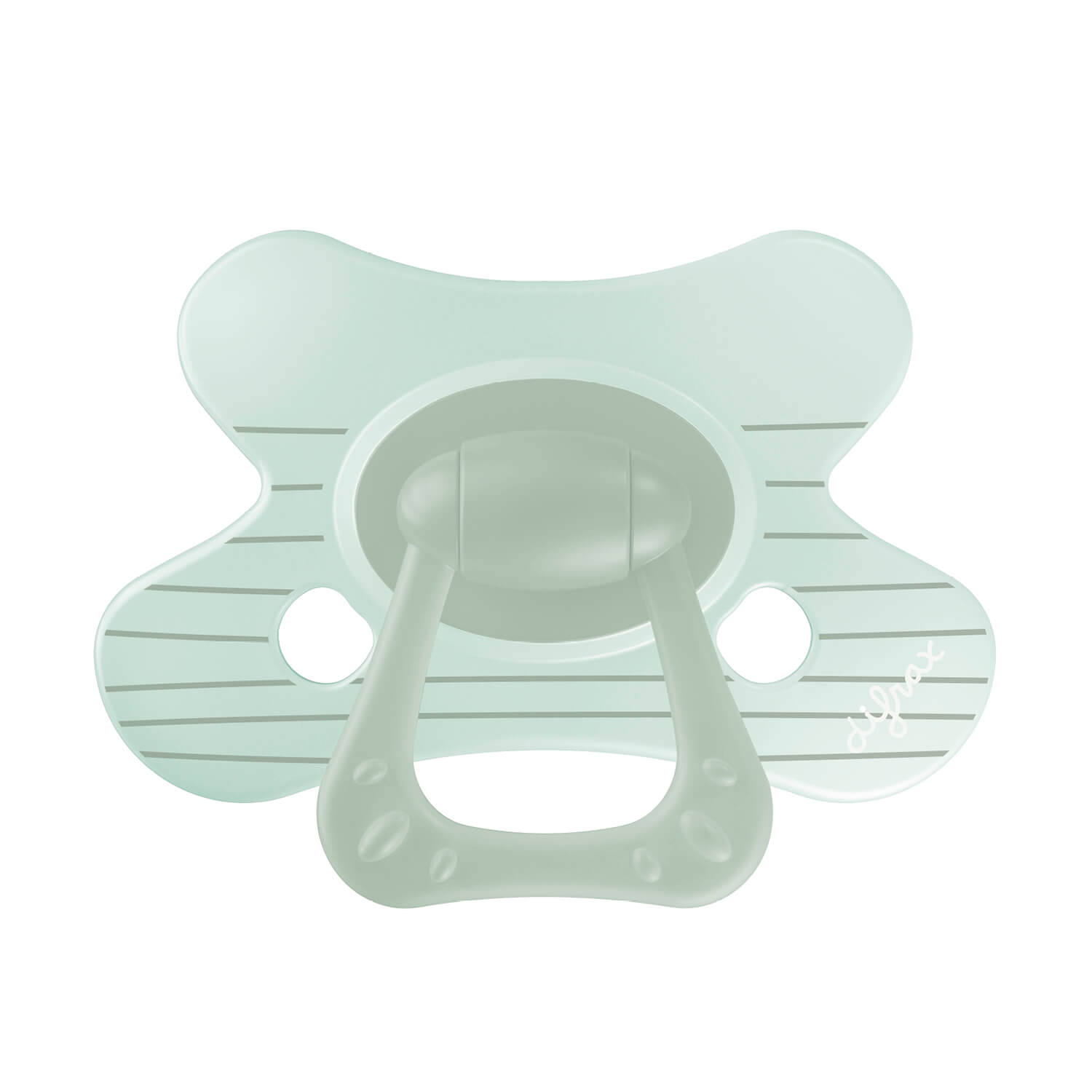 Difrax Sucette Natural 12M+ Stripy Mint - 804B32