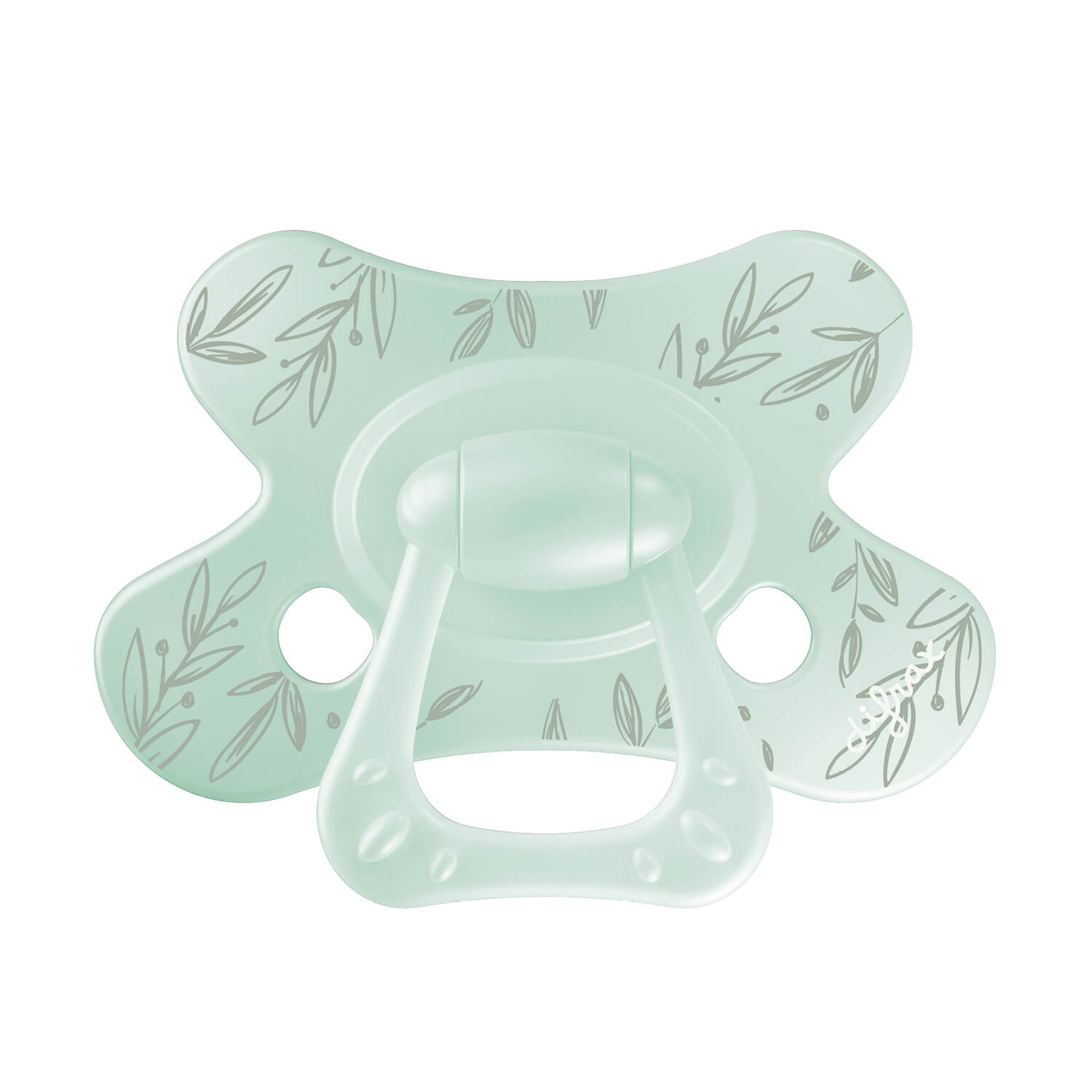 Difrax Sucette Natural 18M+ Mint Leafs - 803B34