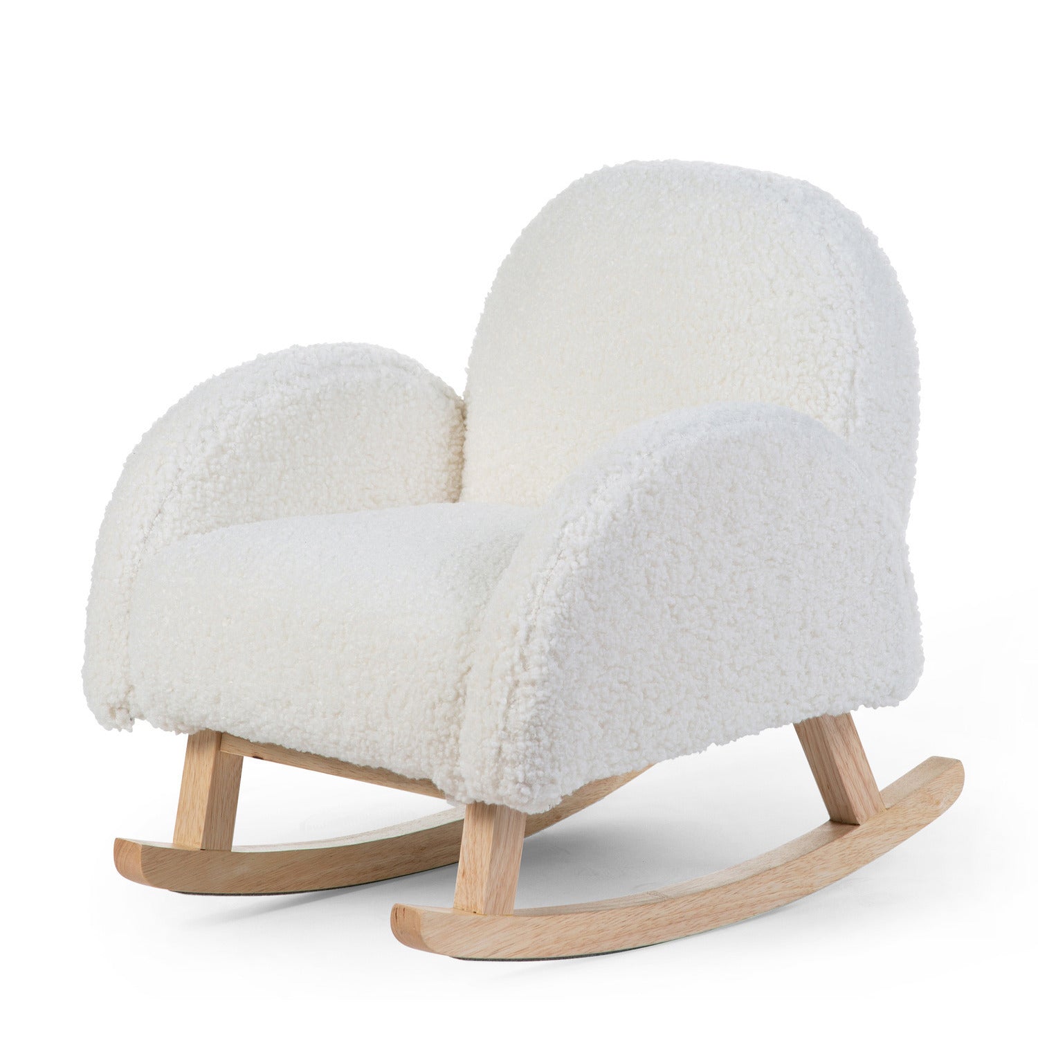 Fauteuil à Bascule pour enfants Teddy Ecru